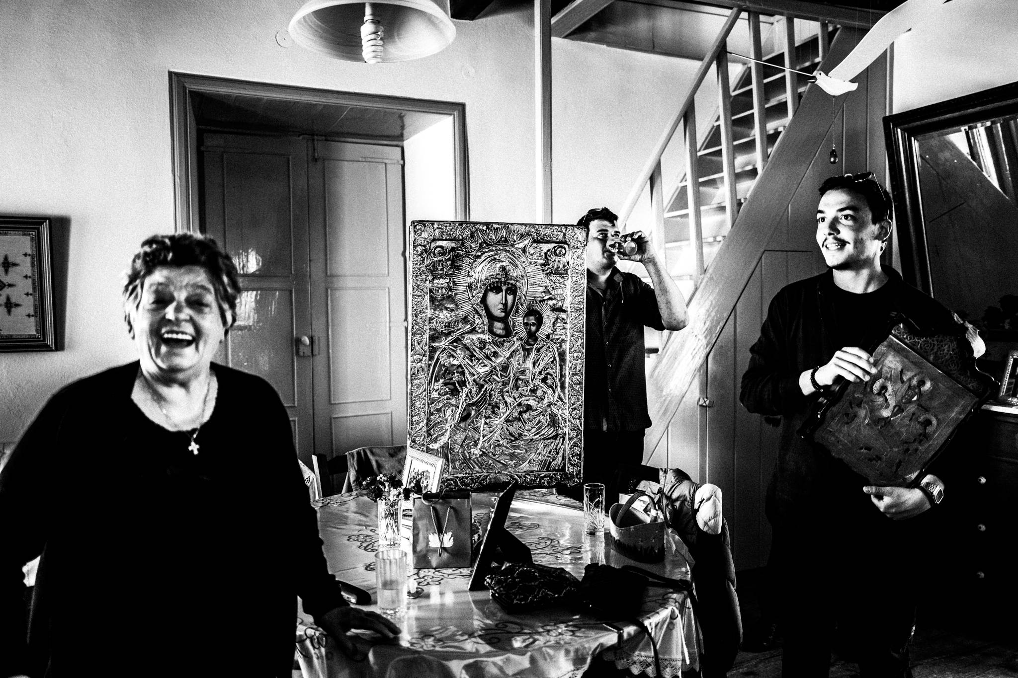 Litany of the Icons in Patmos island, by photographer George Tatakis