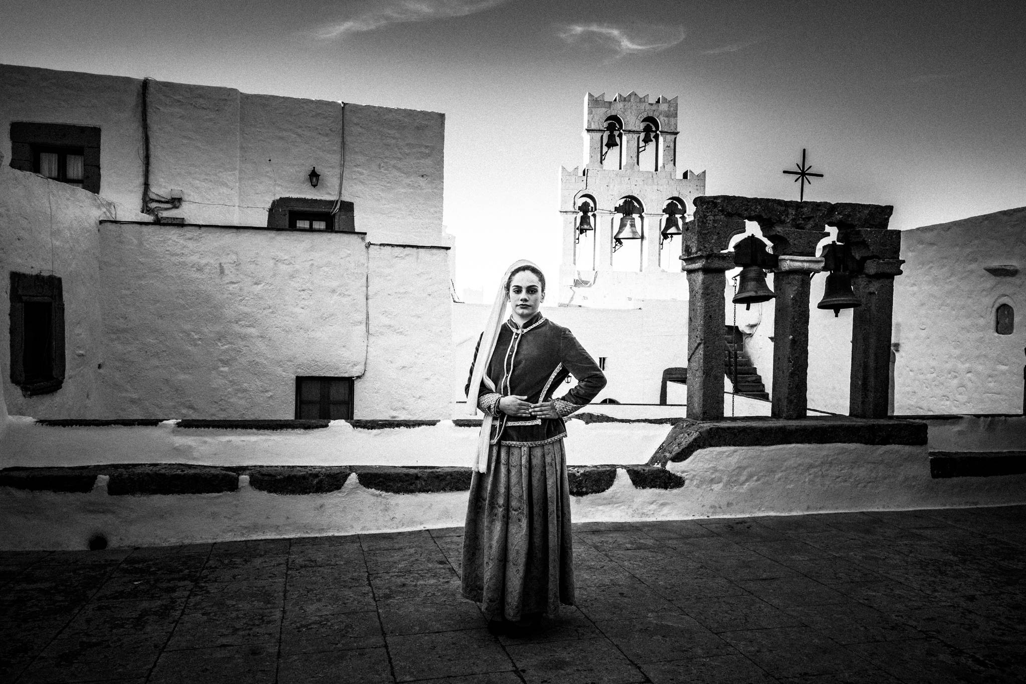 The local traditional costumes of Patmos island, by photographer George Tatakis