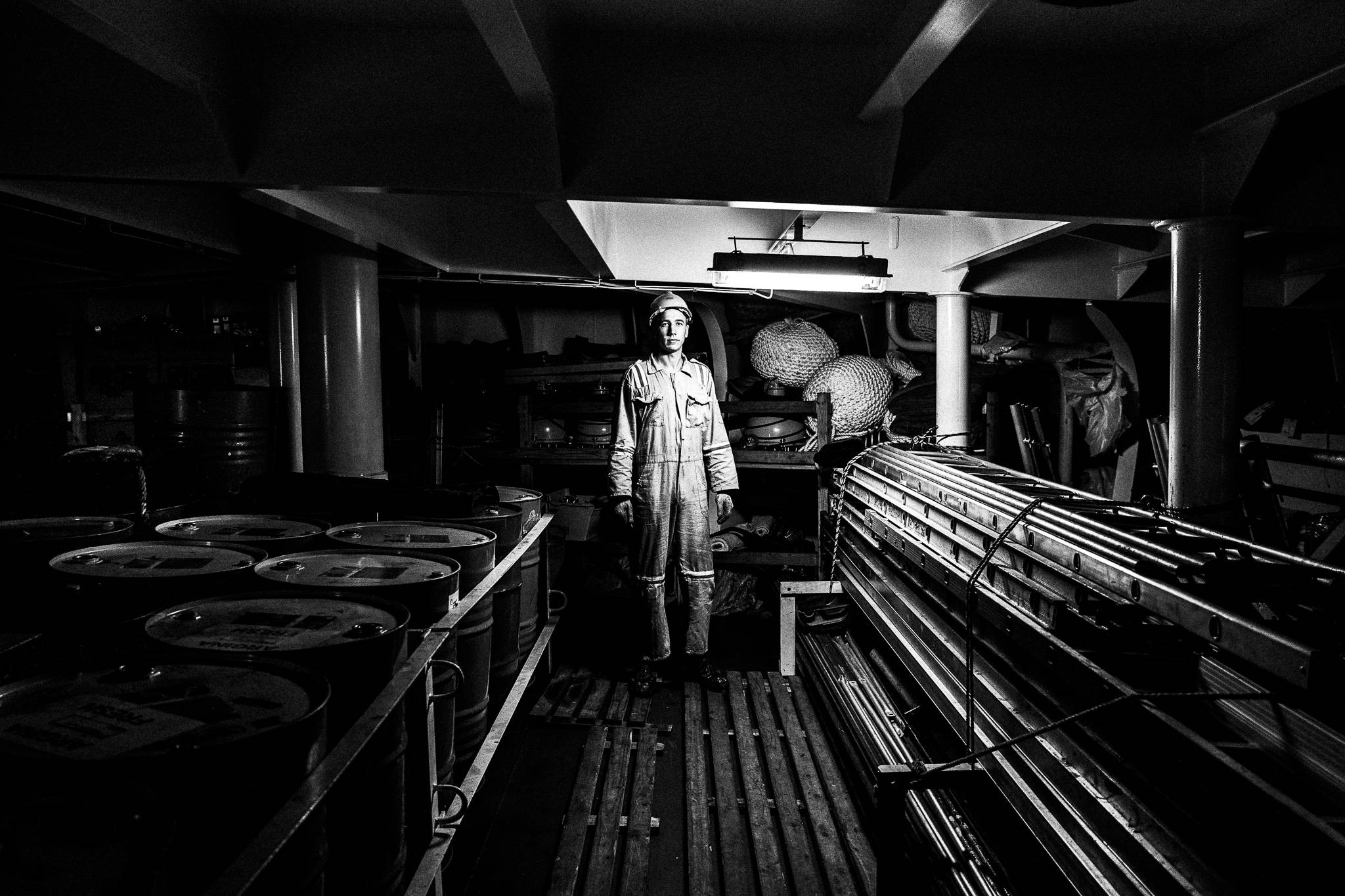 OS in fore boatswain store by photographer George Tatakis