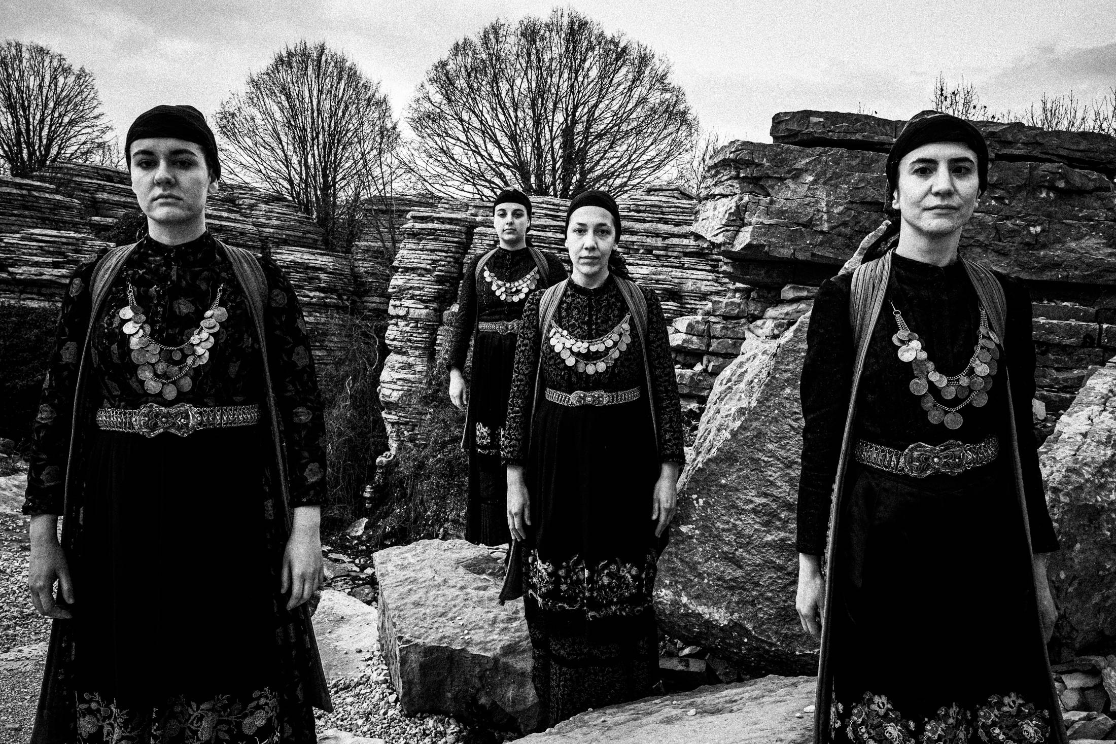 Zagori, Epirus, Greece. The local women's dresses. Photography by George Tatakis