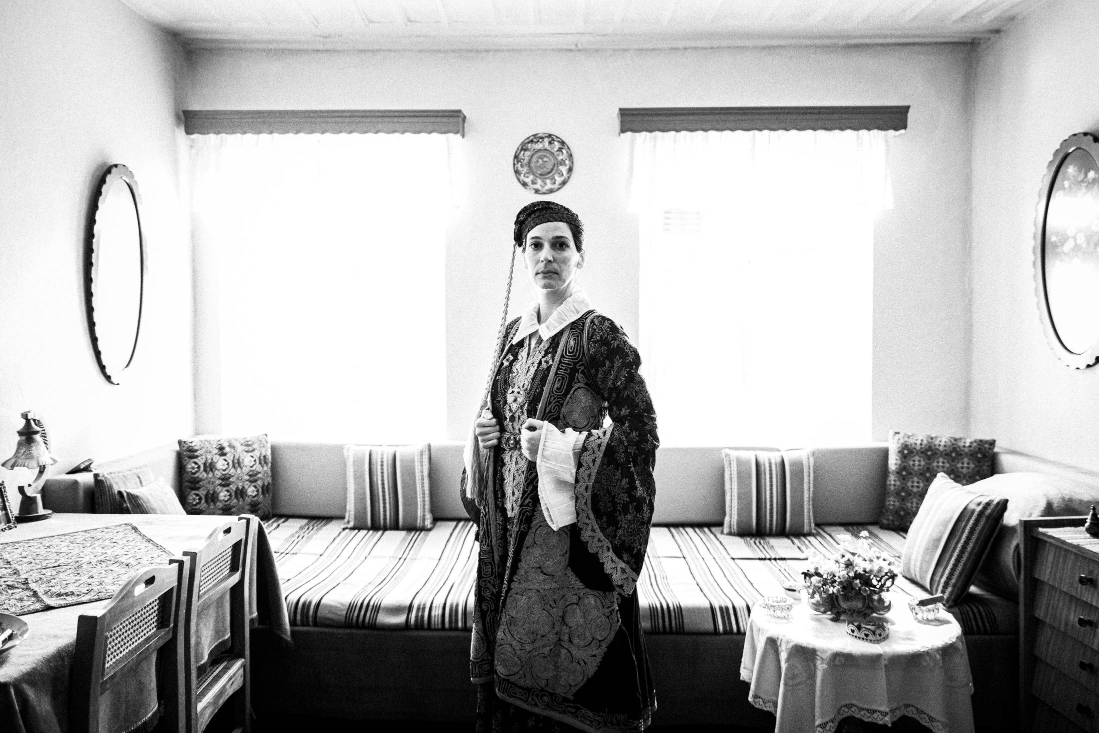 Ioannina, Epirus, Greece. The local women's costumes. Photography by George Tatakis.