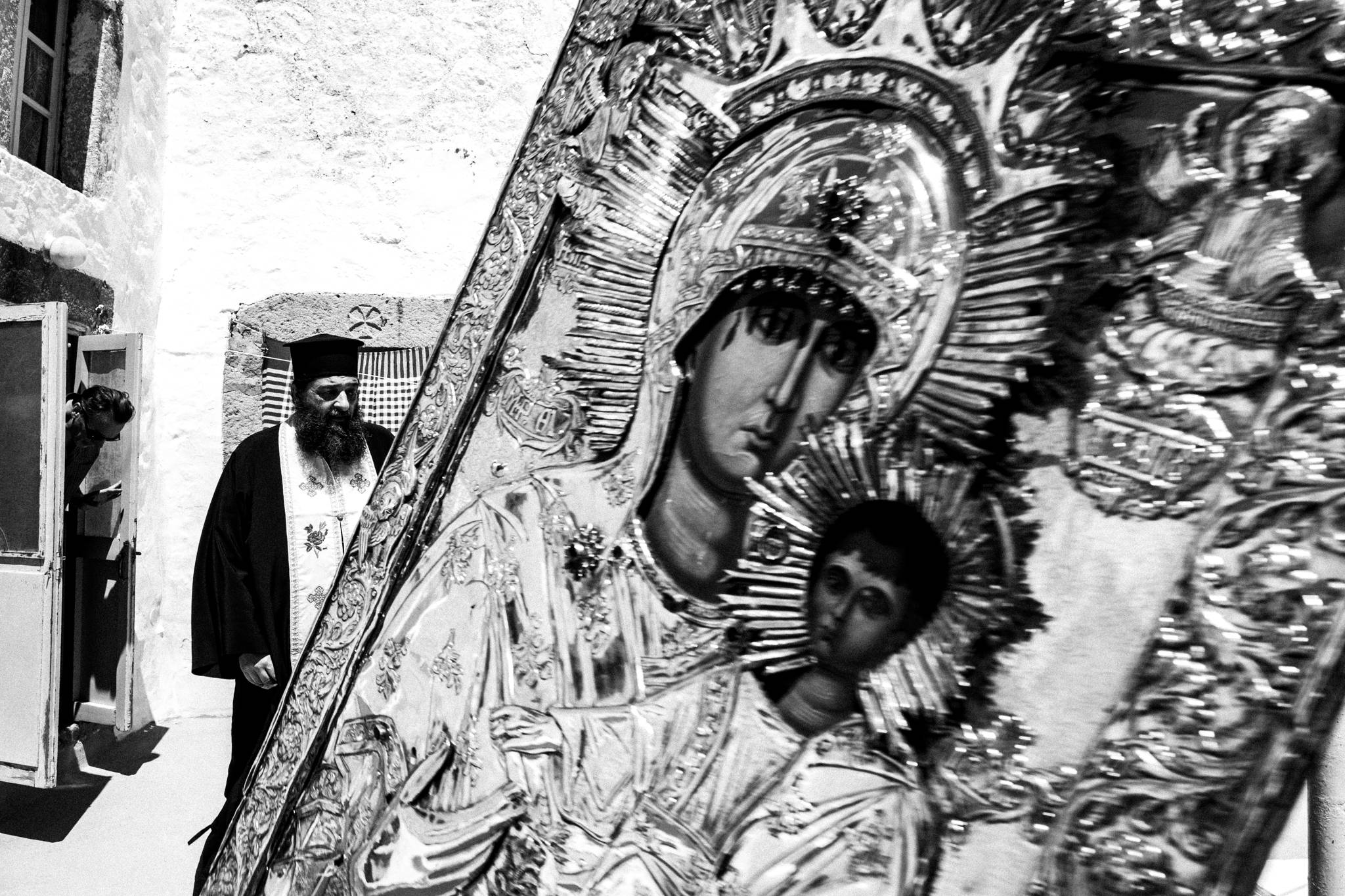 Litany of the Icons in Patmos island, by photographer George Tatakis