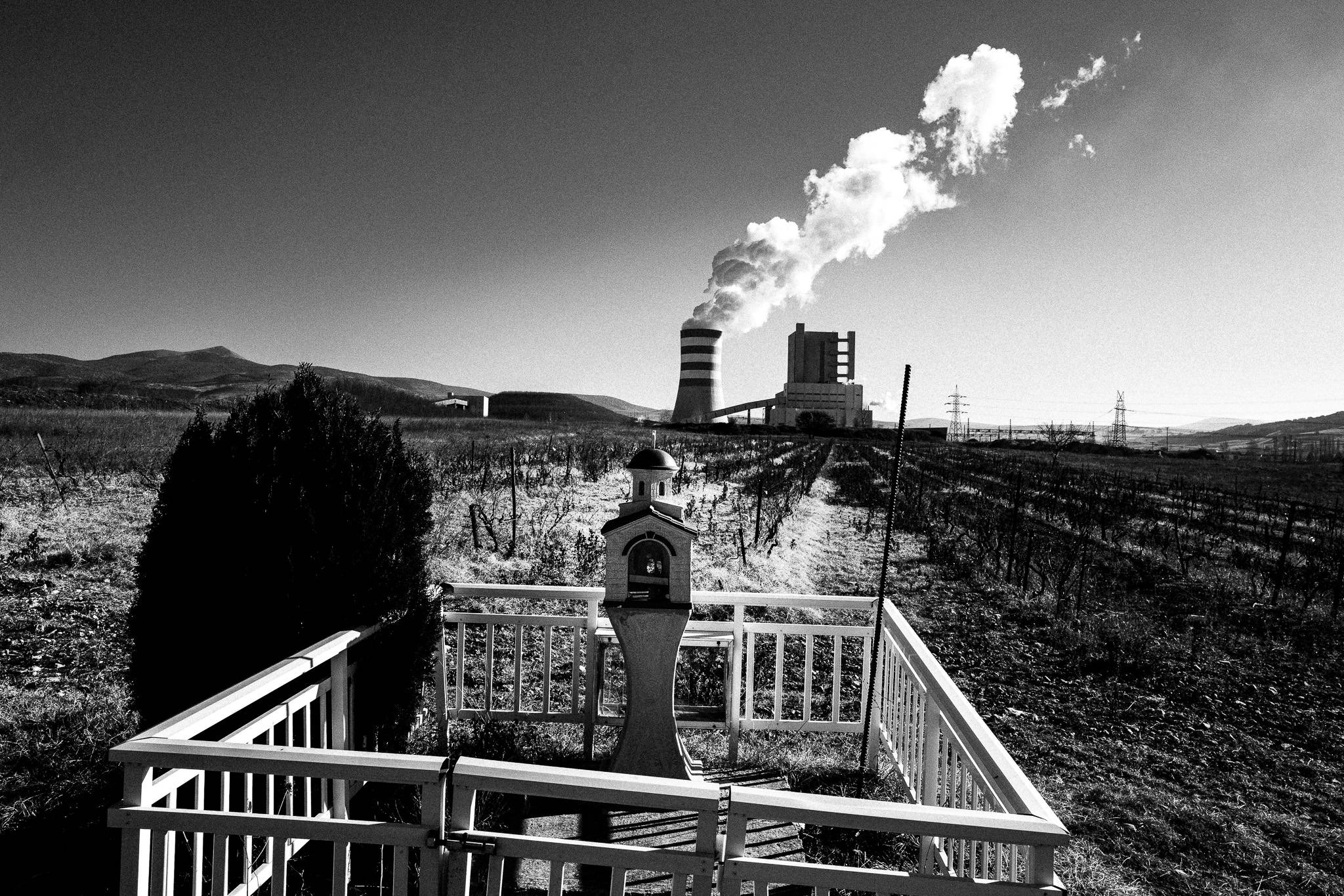 An eery landscape near Achlada, Pagan Christmas customs of Northern Greece, by photographer George Tatakis
