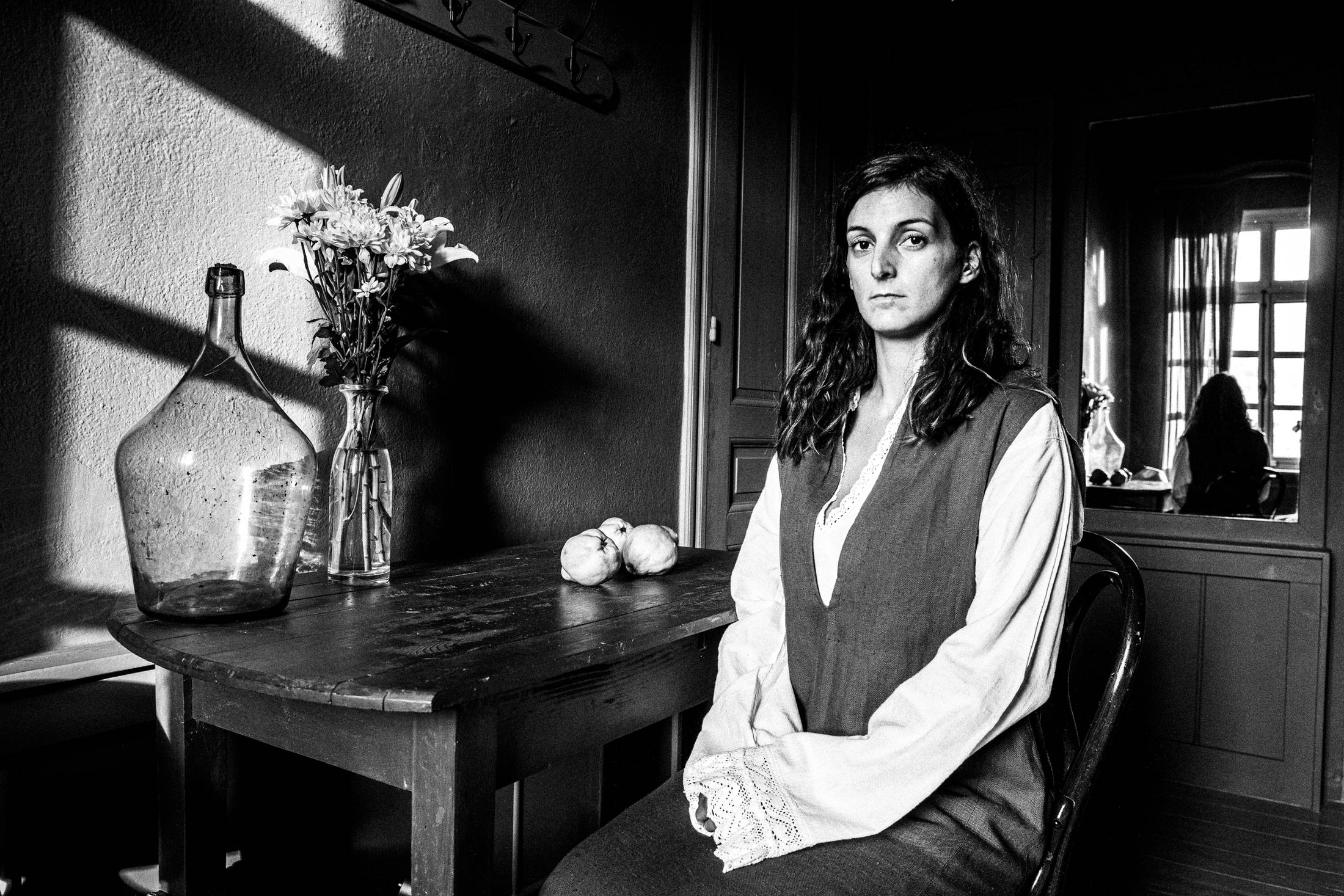 Inside the 1900 hotel at Symi island, by photographer George Tatakis