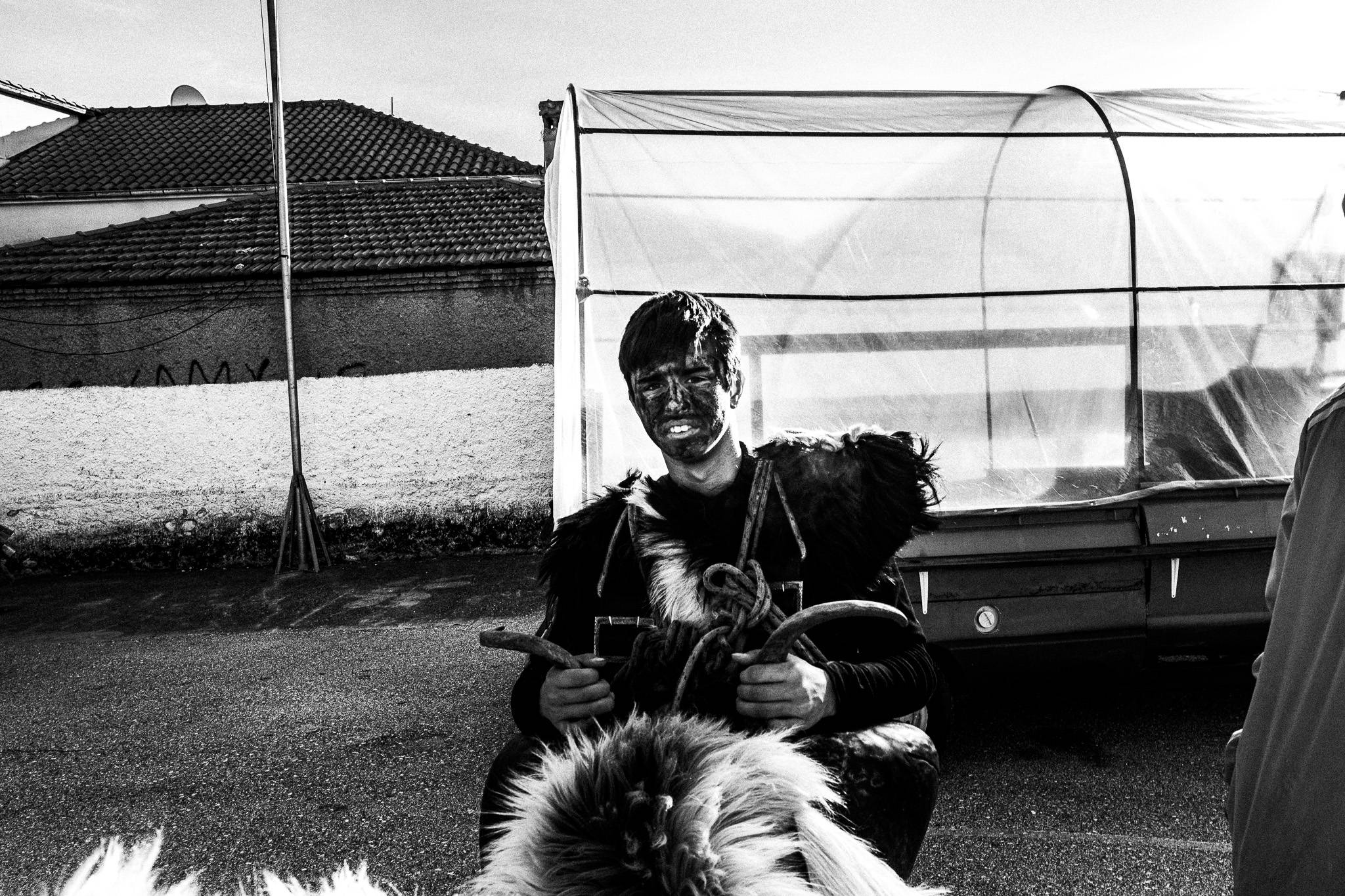 Babiden at Petroussa, Pagan Christmas customs of Northern Greece, by photographer George Tatakis