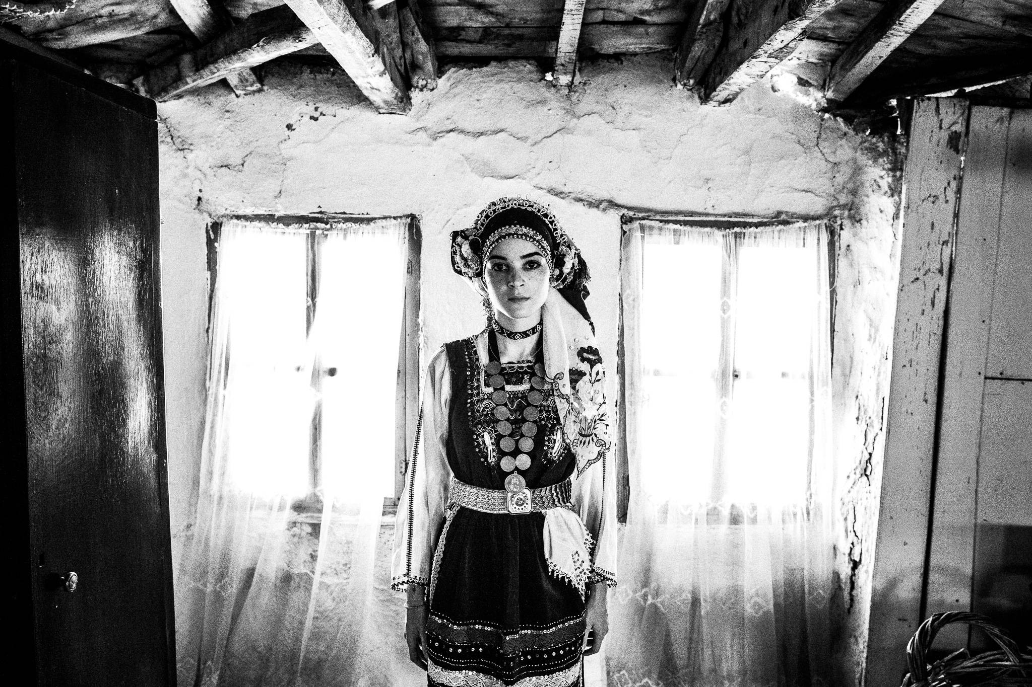 Inside a traditional house in Metaxades, Evros, Thrace, Greece, by photographer George Tatakis