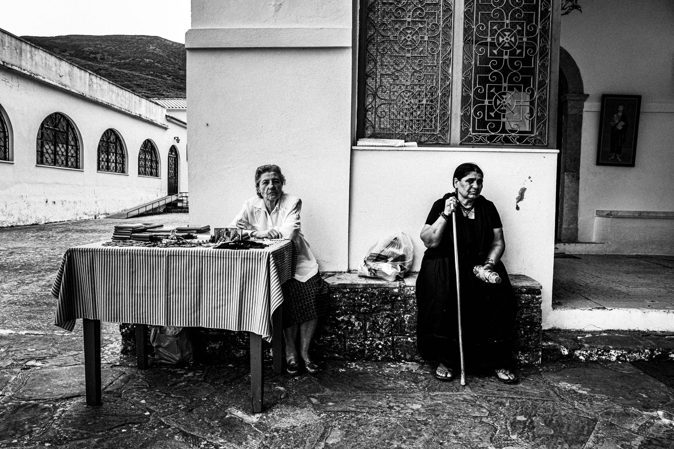St. Simeon Festivals in Missolonghi, Greece. Black and White Photography by George Tatakis.