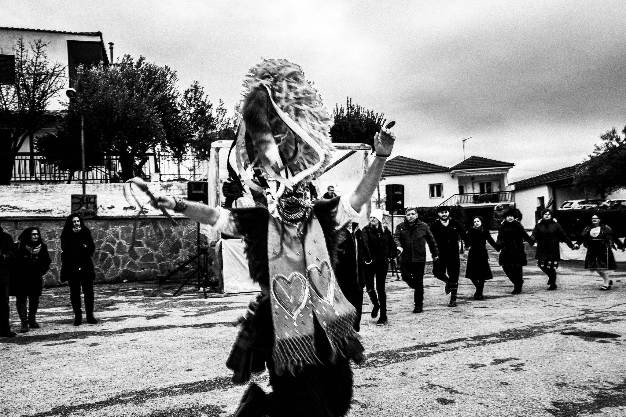 Arapides of Profitis village, Pagan Christmas customs of Northern Greece, by photographer George Tatakis