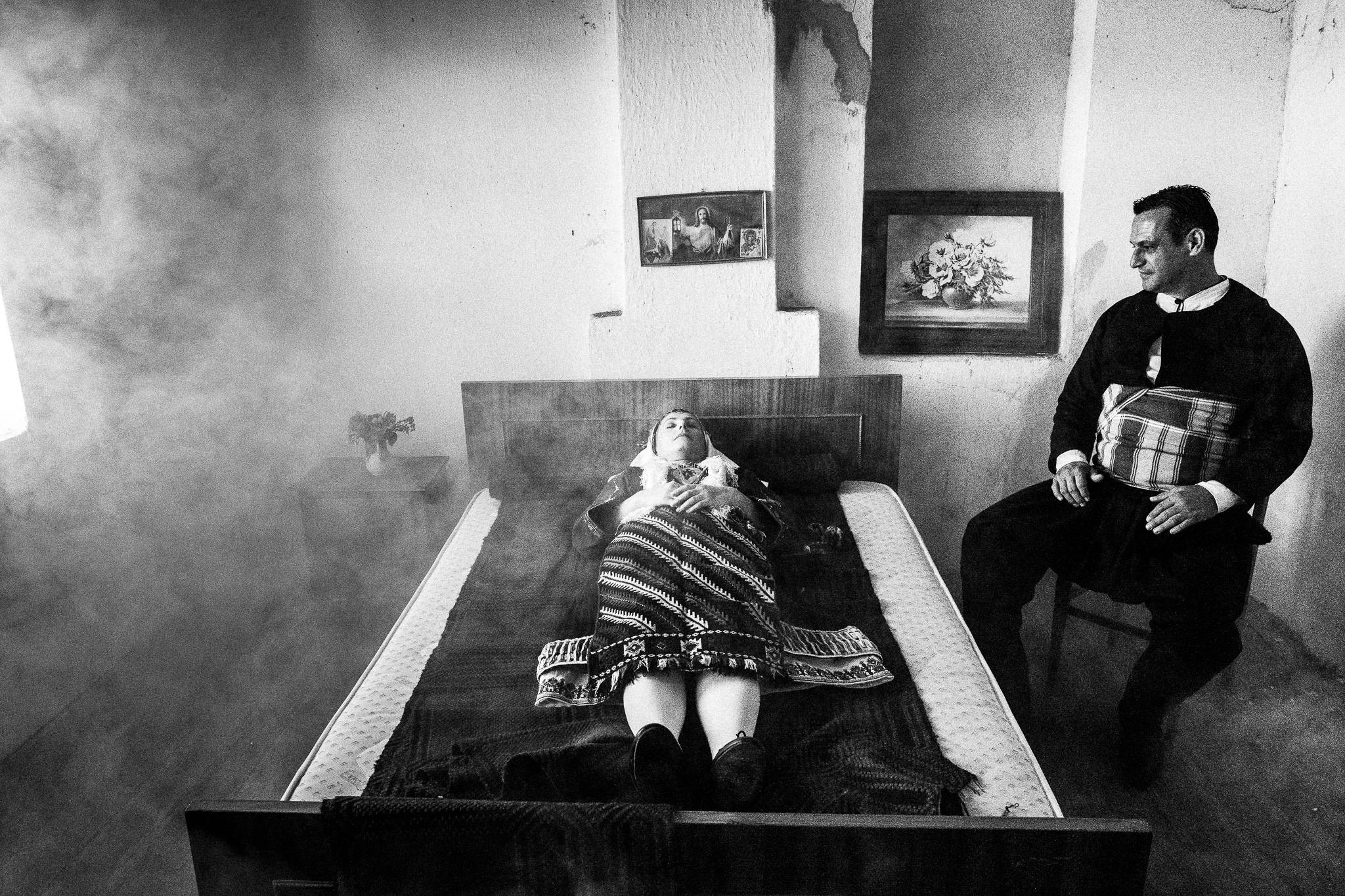 S. Arvanites costume in Mani, Evros, Thrace, Greece, by photographer George Tatakis