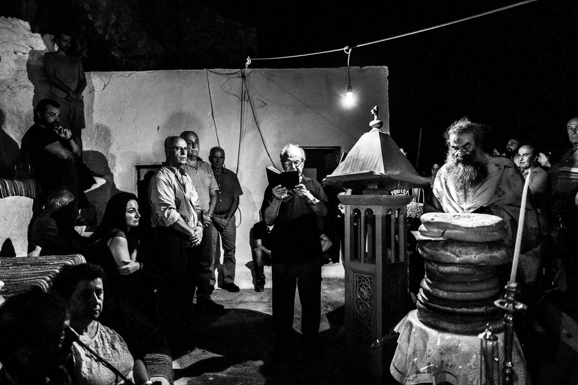 Evening Mass at the Monastery Greece. South Aegean. Kalymnos. © George Tatakis