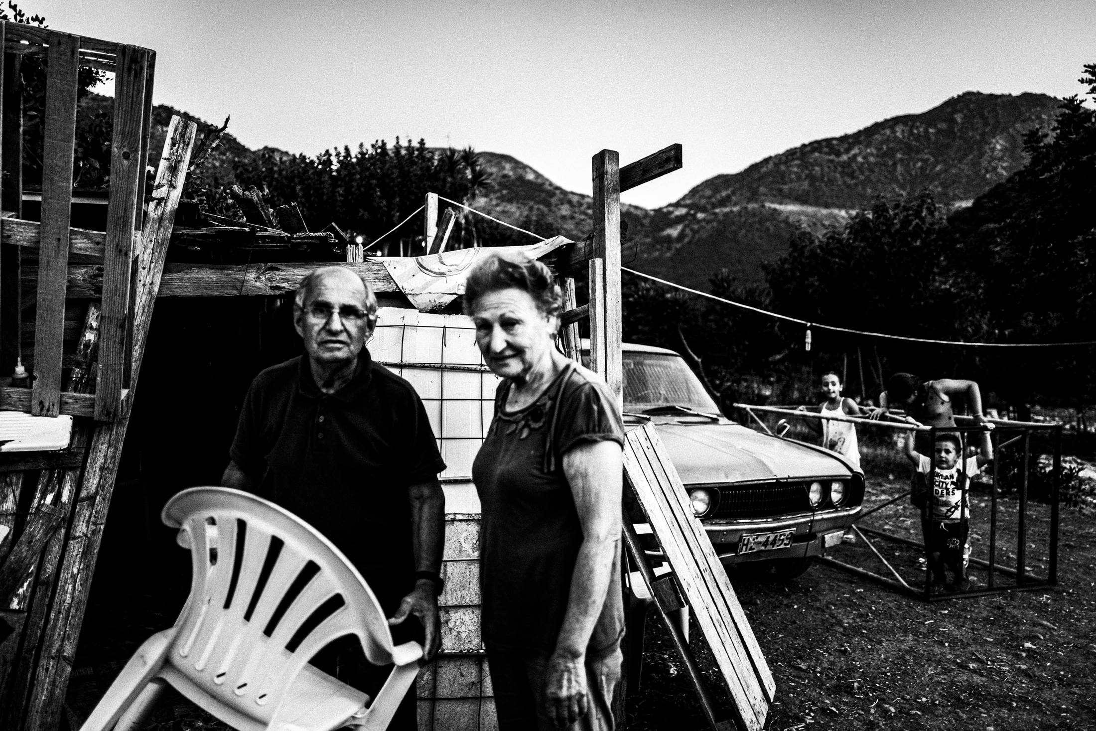 The couple I met during the celebration of Panagia Charakiani, Rethymnon, Crete, by photographer George Tatakis
