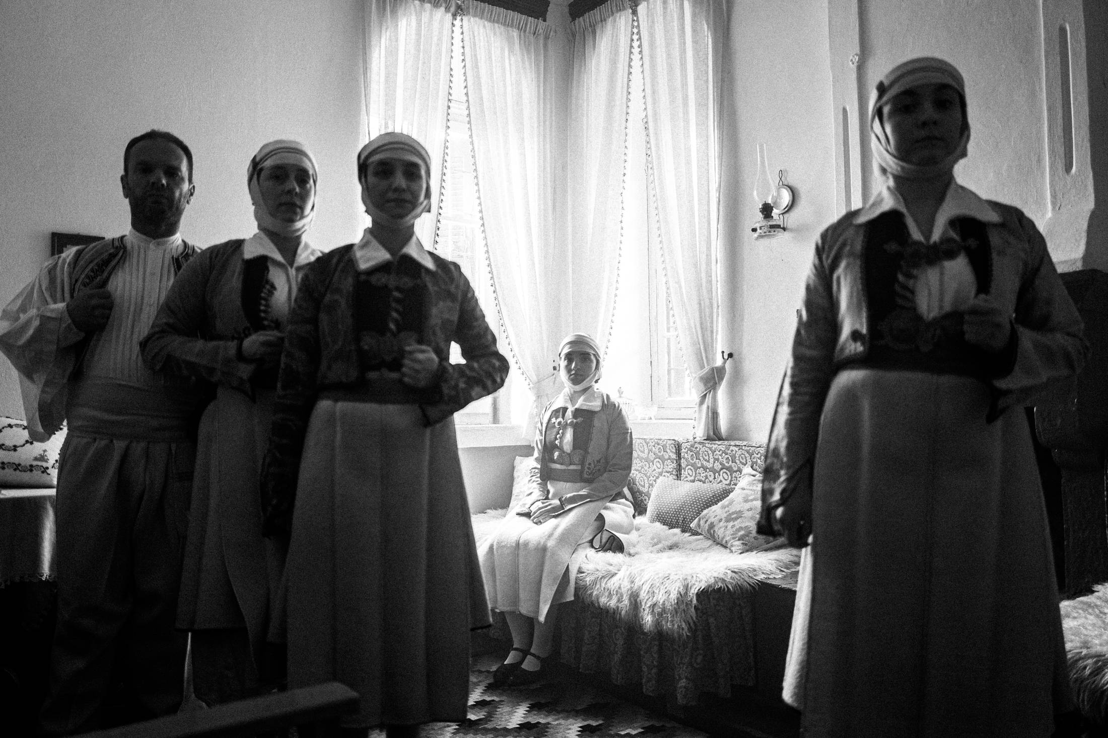 Paleopyrgos, Pogoni, Epirus, Greece. The local clothes. Photography by George Tatakis.