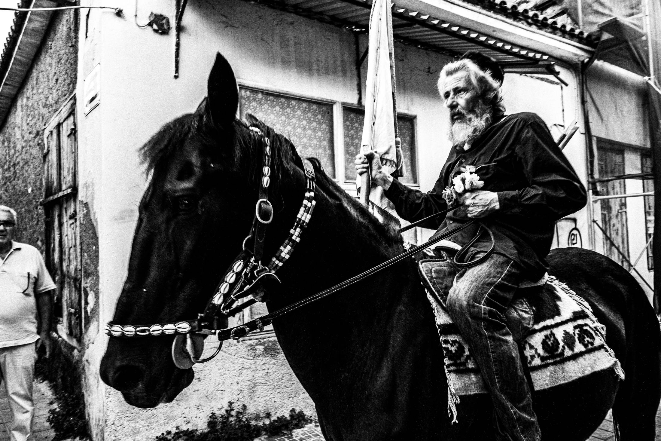 St. Simeon Festivals in Missolonghi, Greece. Black and White Photography by George Tatakis.