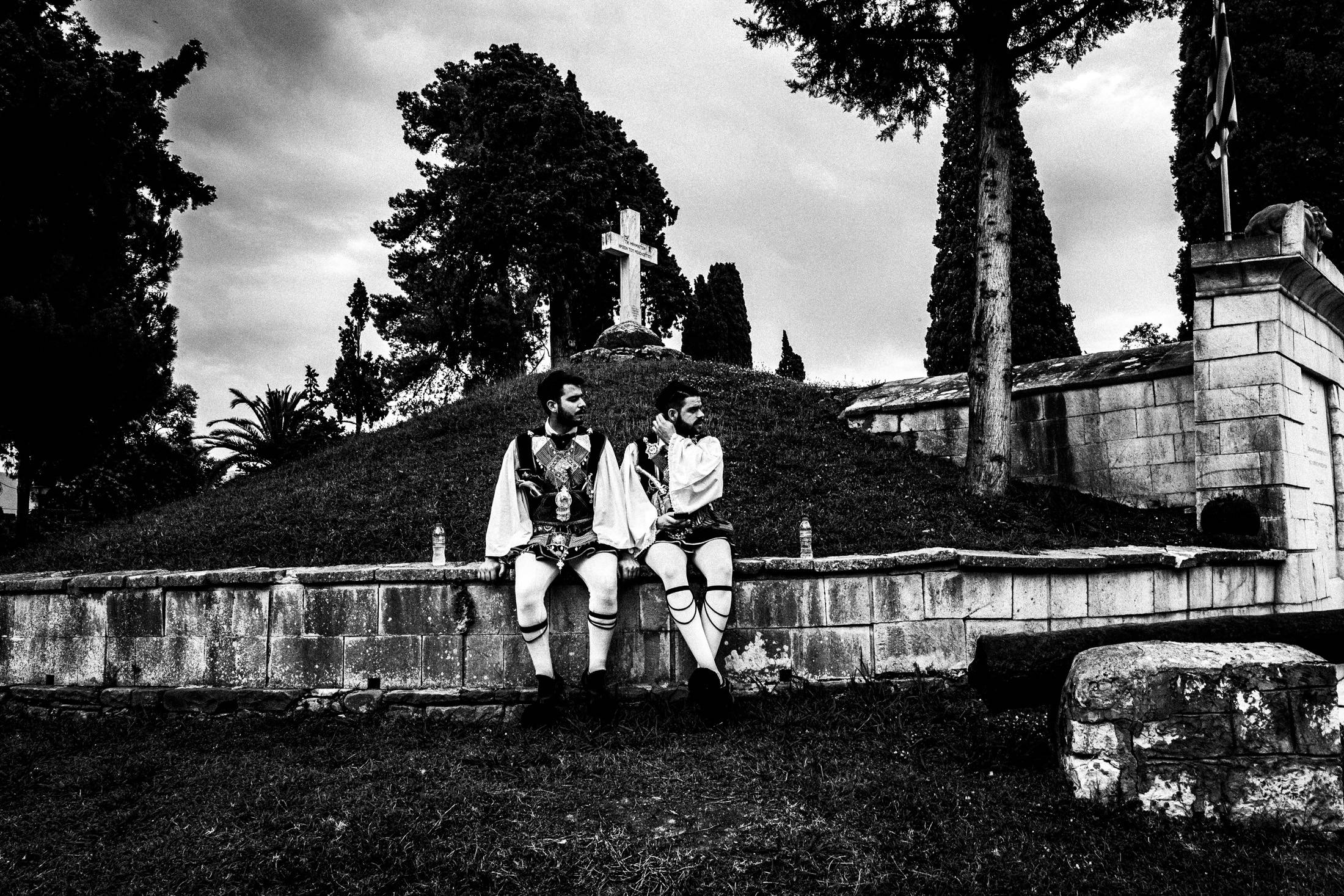 St. Simeon Festivals in Missolonghi, Greece. Black and White Photography by George Tatakis.
