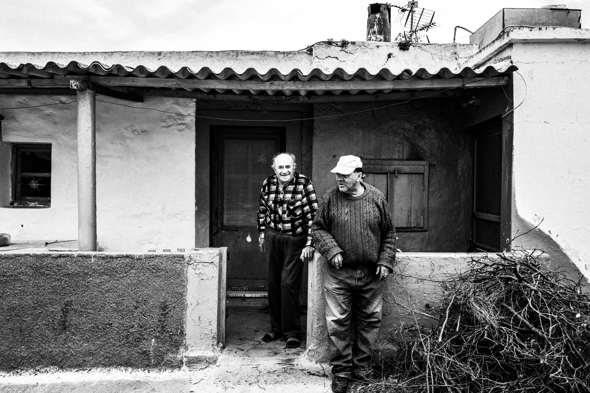 Preparing traditional pies in Patmos, by photographer George Tatakis