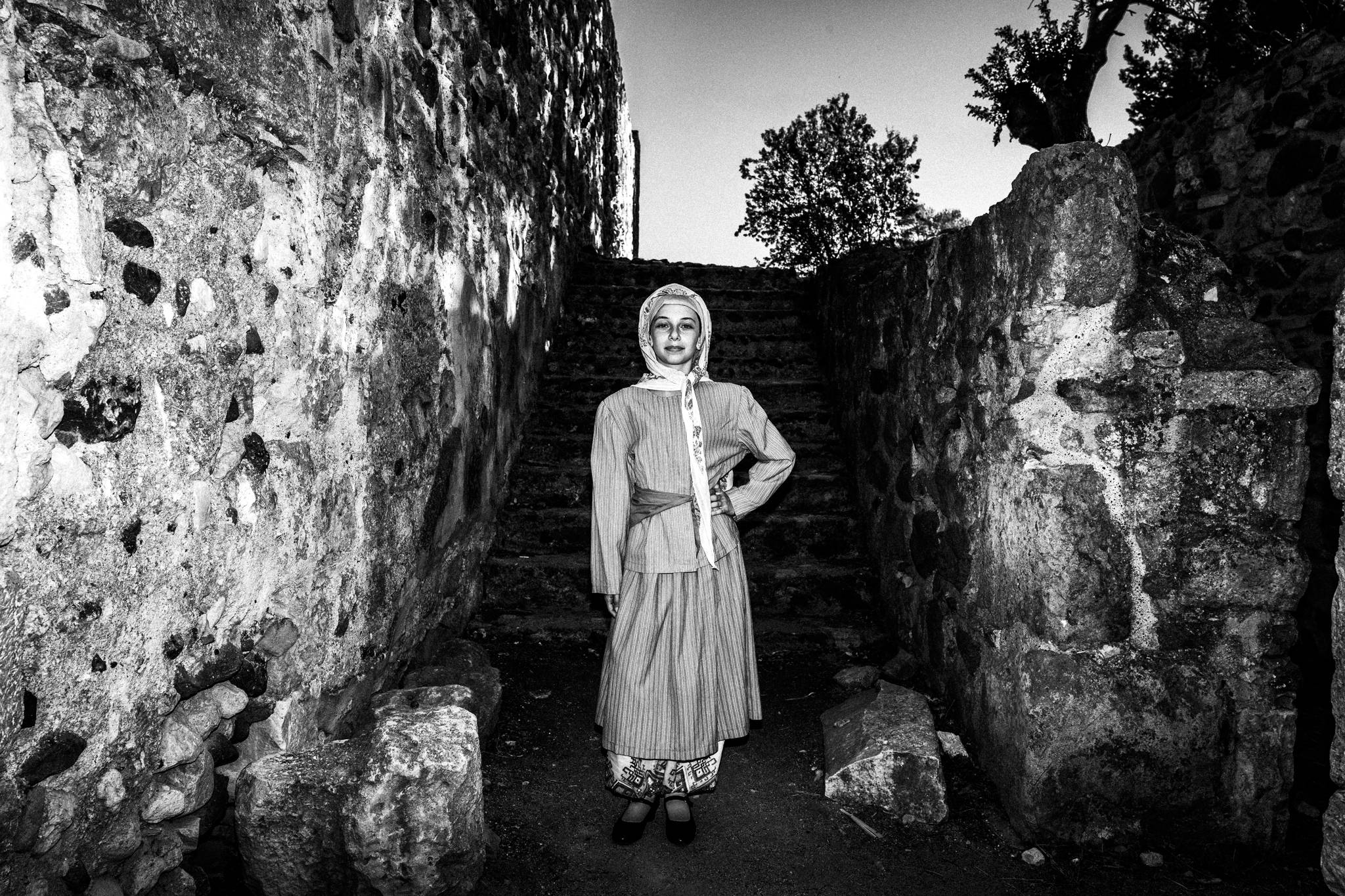 Traditional costumes in Kos by photographer George Tatakis