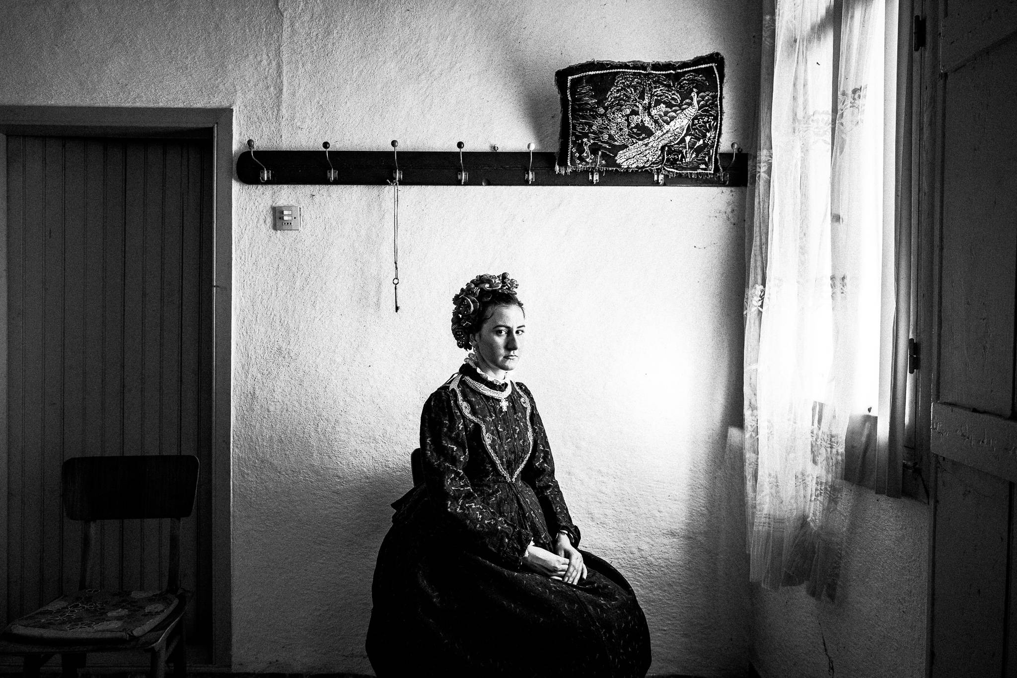 Inside a local traditional house of Nea Vyssa by photographer George Tatakis