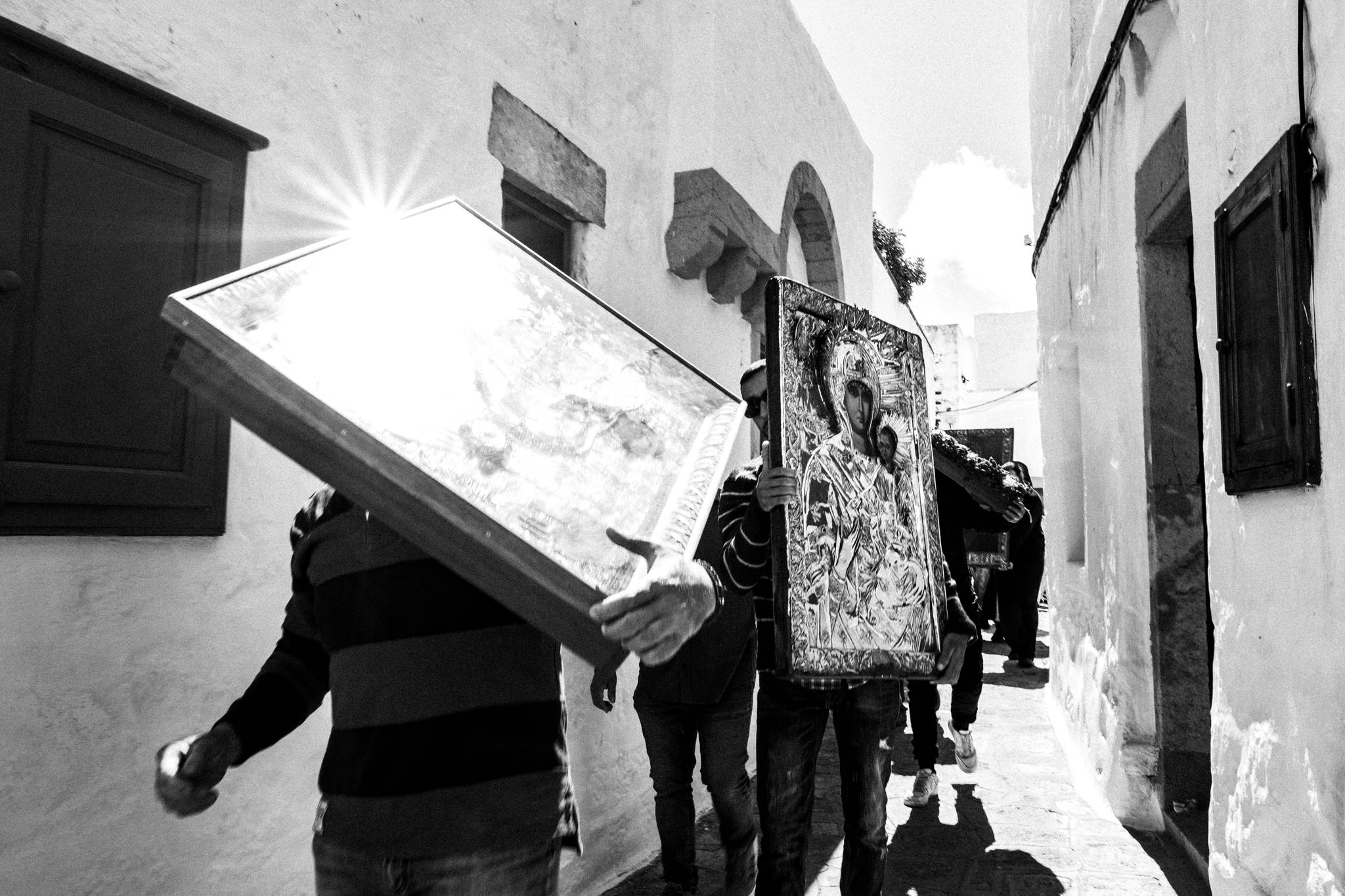 Litany of the Icons in Patmos island, by photographer George Tatakis
