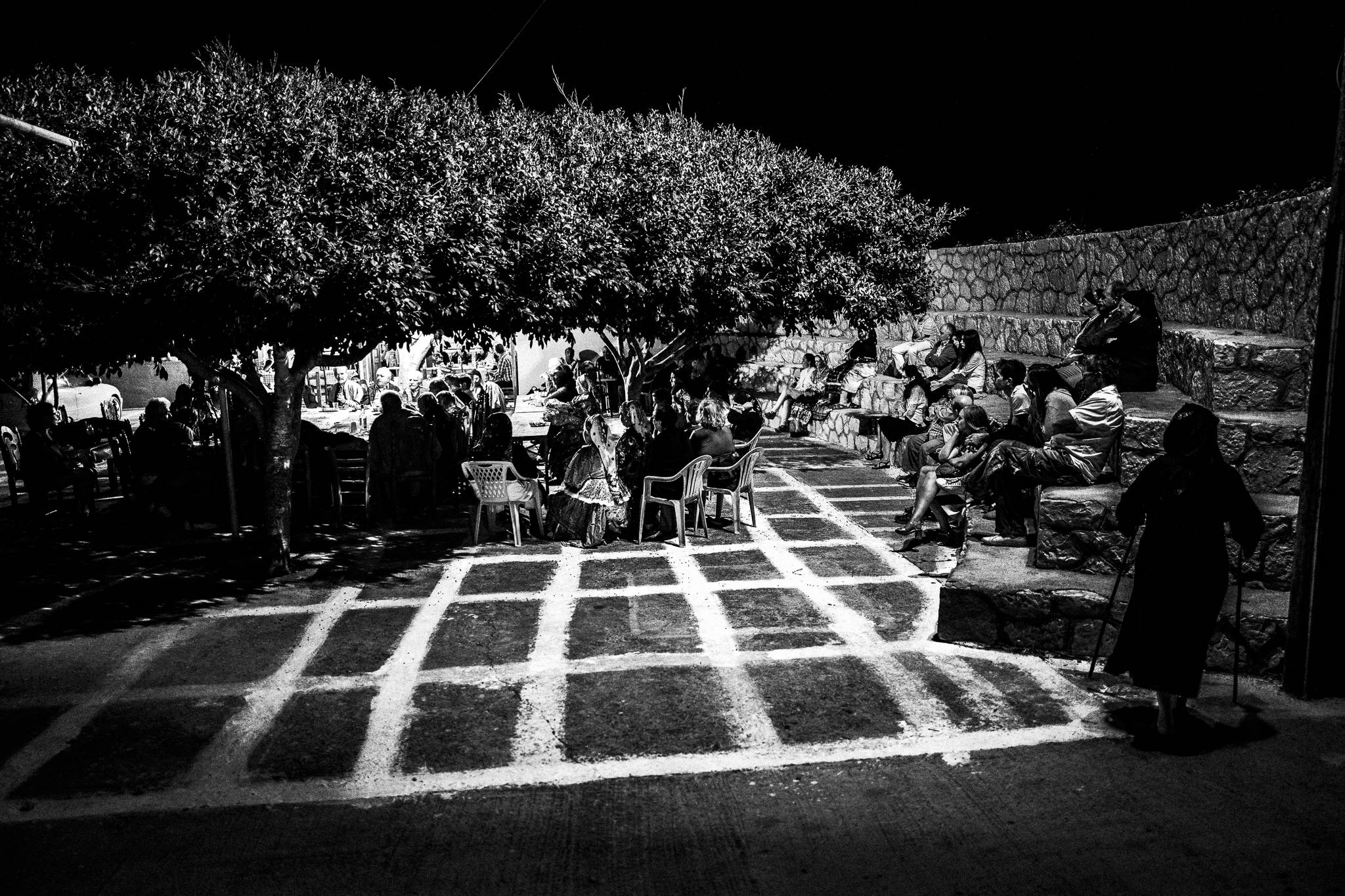 ‘Avlona Days’, Olympos, Karpathos, Greece. Black and white photography by George Tatakis