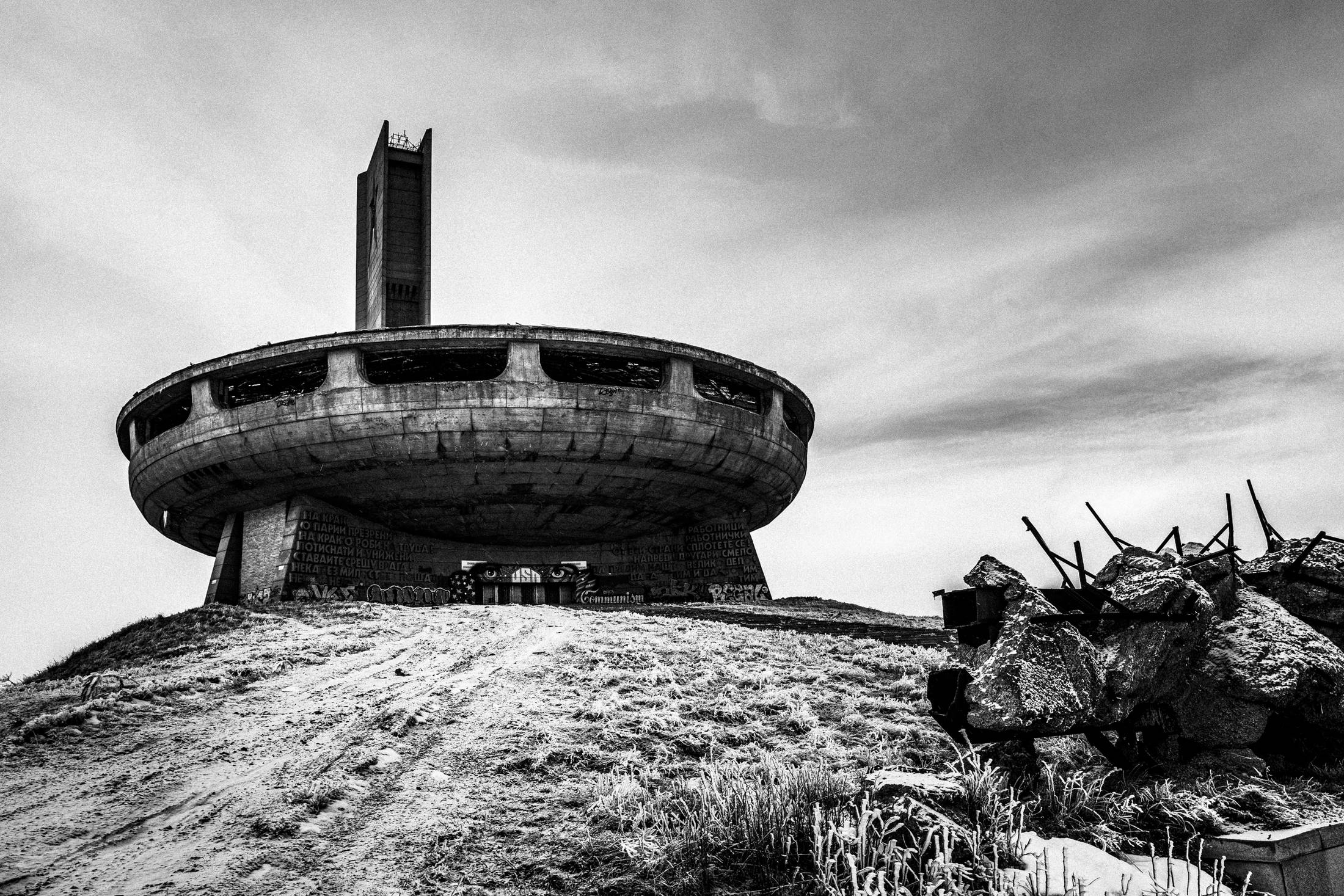 The Buzludzha, Bulgaria, by photographer George Tatakis