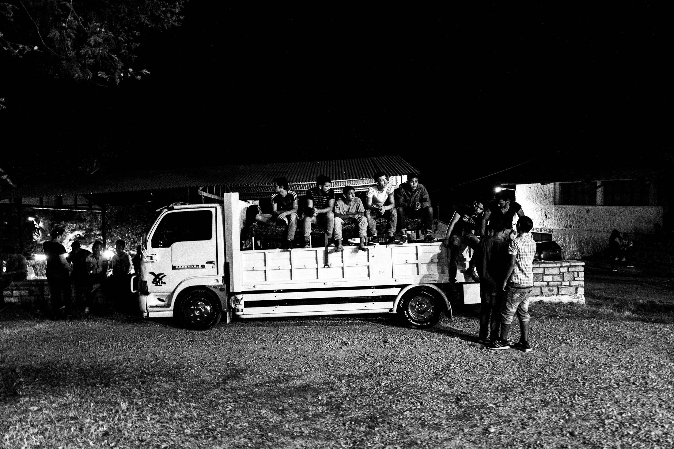 St. Simeon Festivals in Missolonghi, Greece. Black and White Photography by George Tatakis.