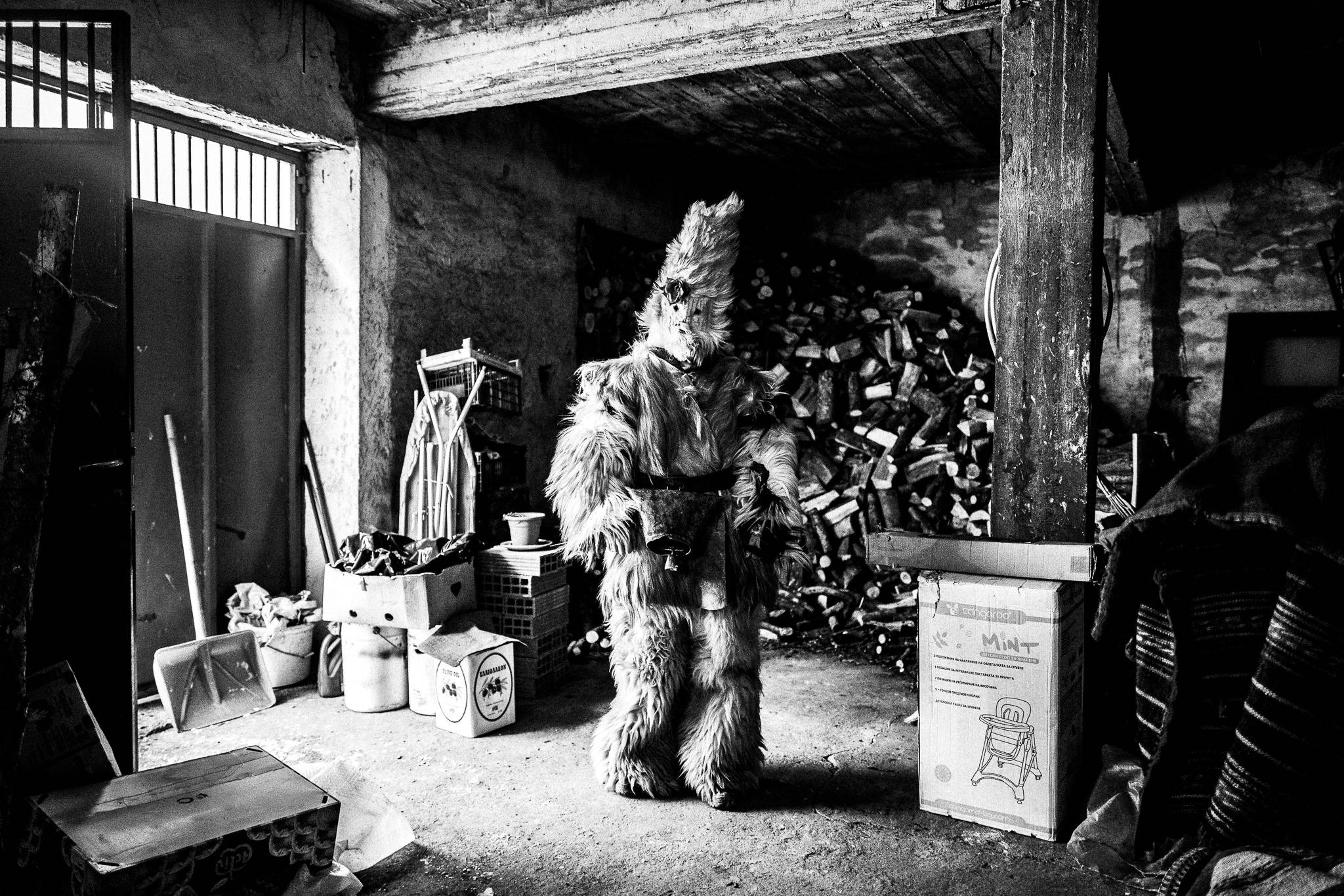 Arkouda of Volax, Pagan Christmas customs of Northern Greece, by photographer George Tatakis