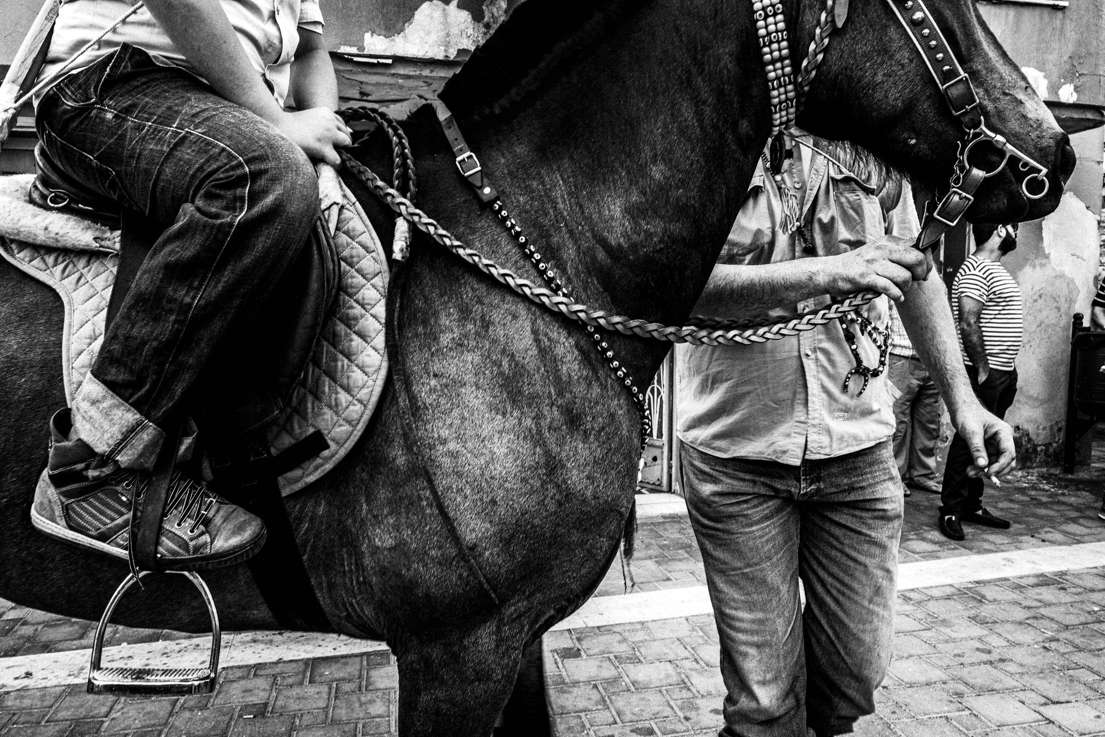 St. Simeon Festivals in Missolonghi, Greece. Black and White Photography by George Tatakis.