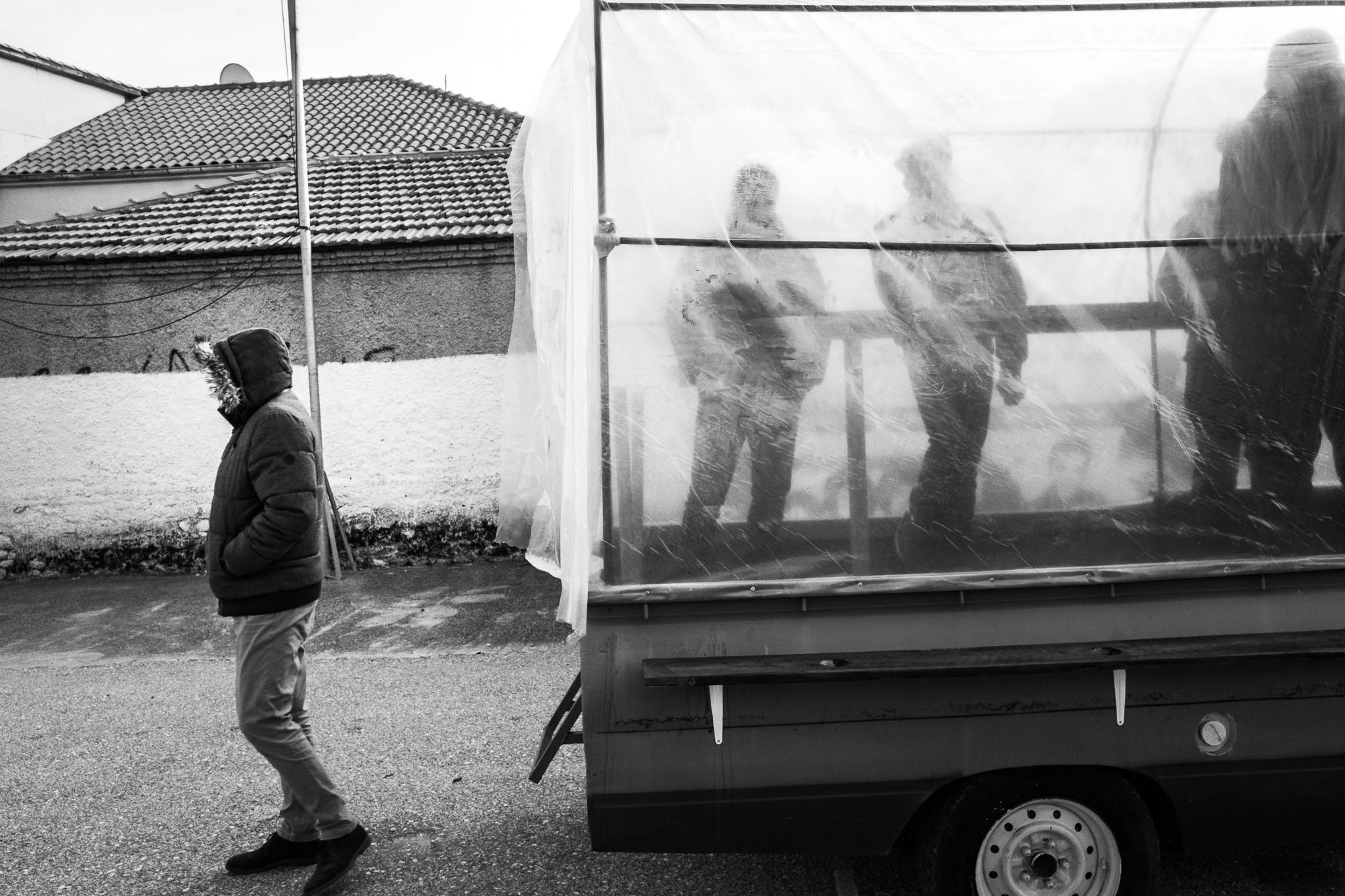 Babiden at Petroussa, Pagan Christmas customs of Northern Greece, by photographer George Tatakis
