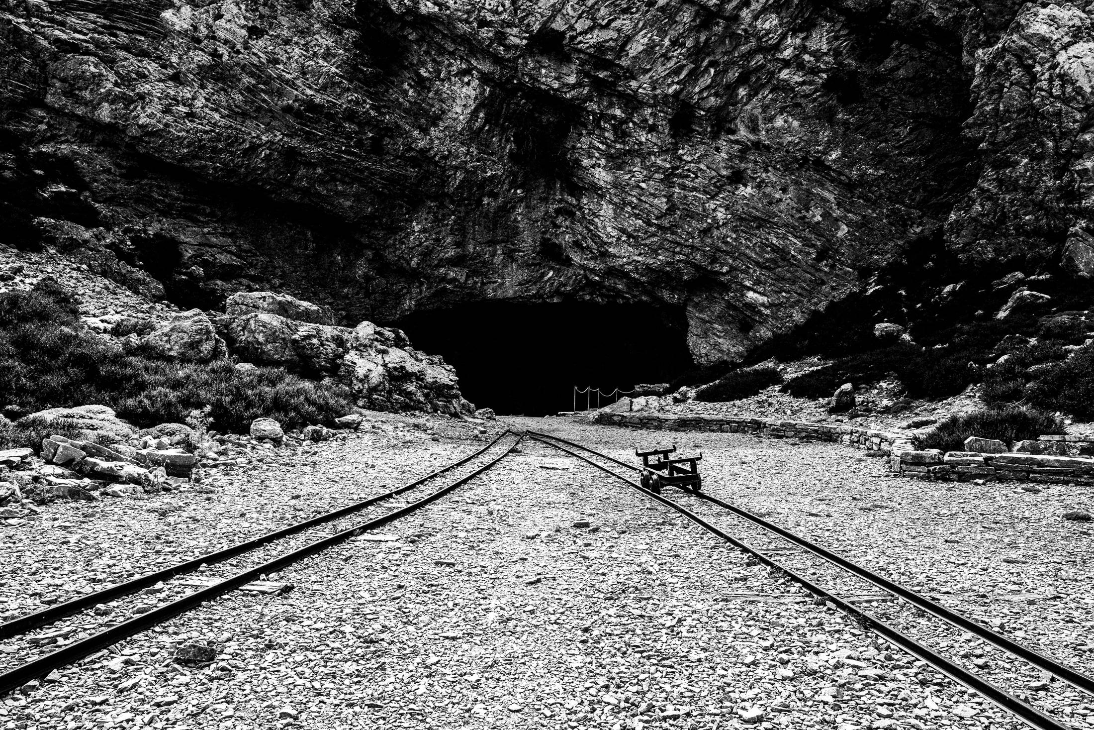 The cave of Zeus at Psiloritis, Anogia, Rethymnon, Crete, by photographer George Tatakis