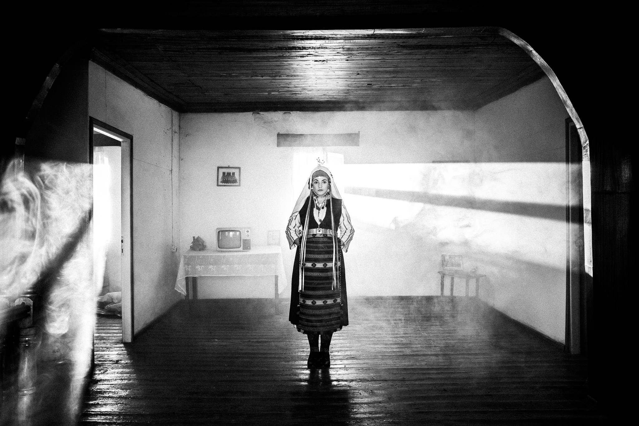Ormenio costume in Mani, Evros, Thrace, Greece, by photographer George Tatakis
