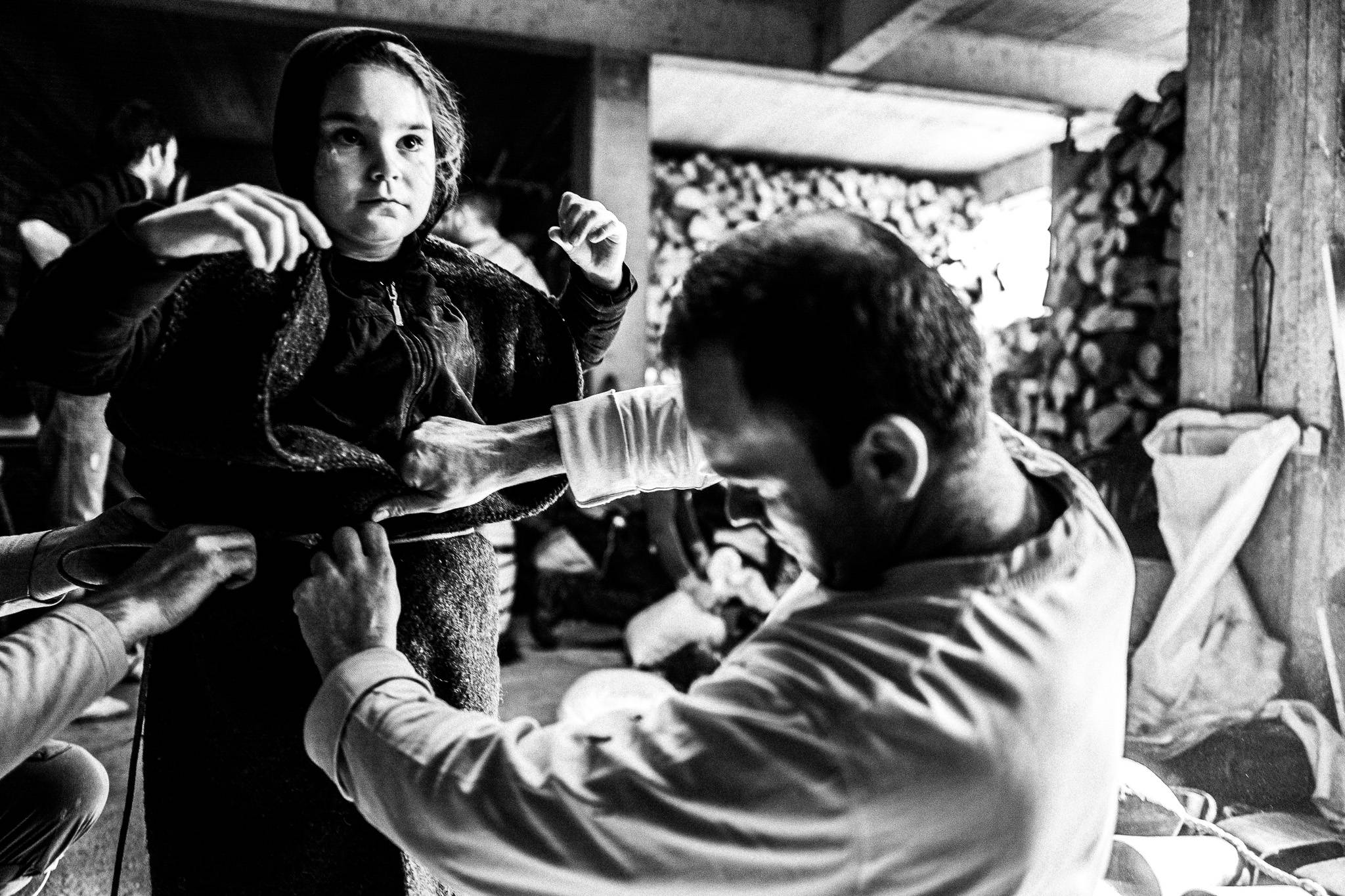 Dressing up Arapides, Pagan Christmas customs of Northern Greece, by photographer George Tatakis