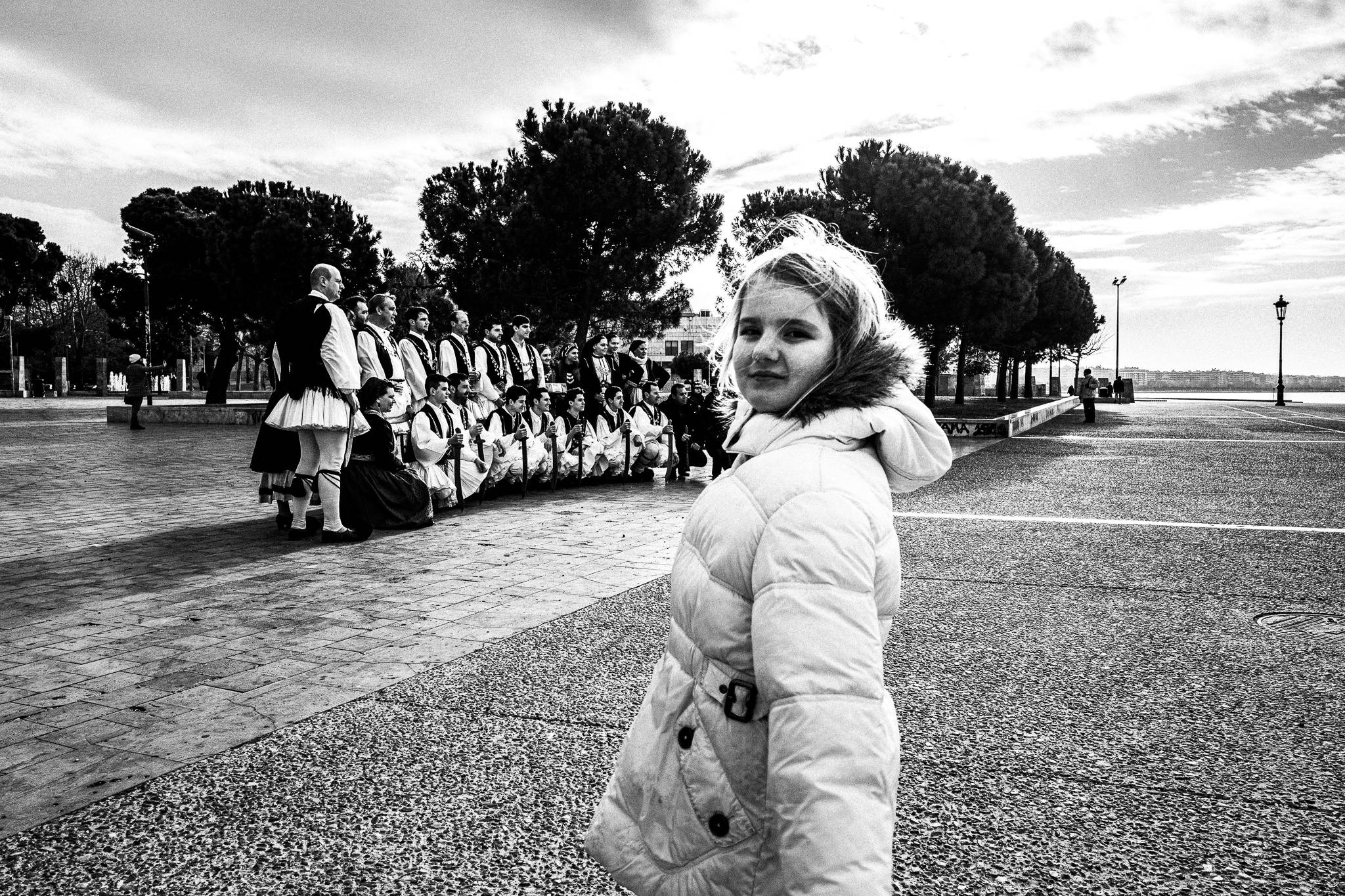 Fotarades at Thessaloniki, Pagan Christmas customs of Northern Greece, by photographer George Tatakis