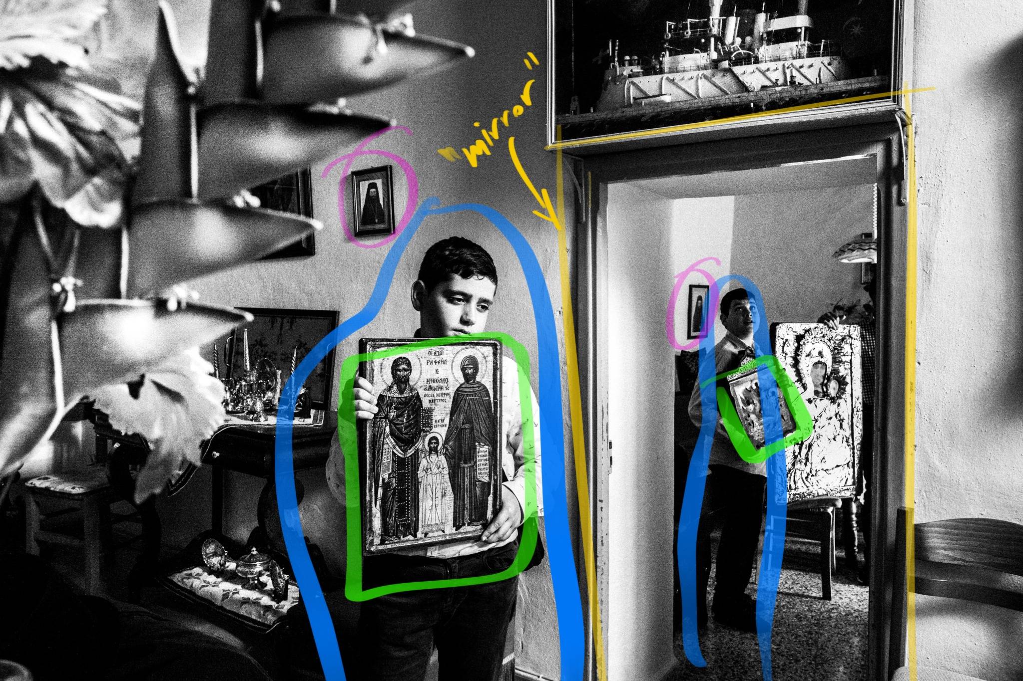 Creating a fake "mirror" might be even more interesting