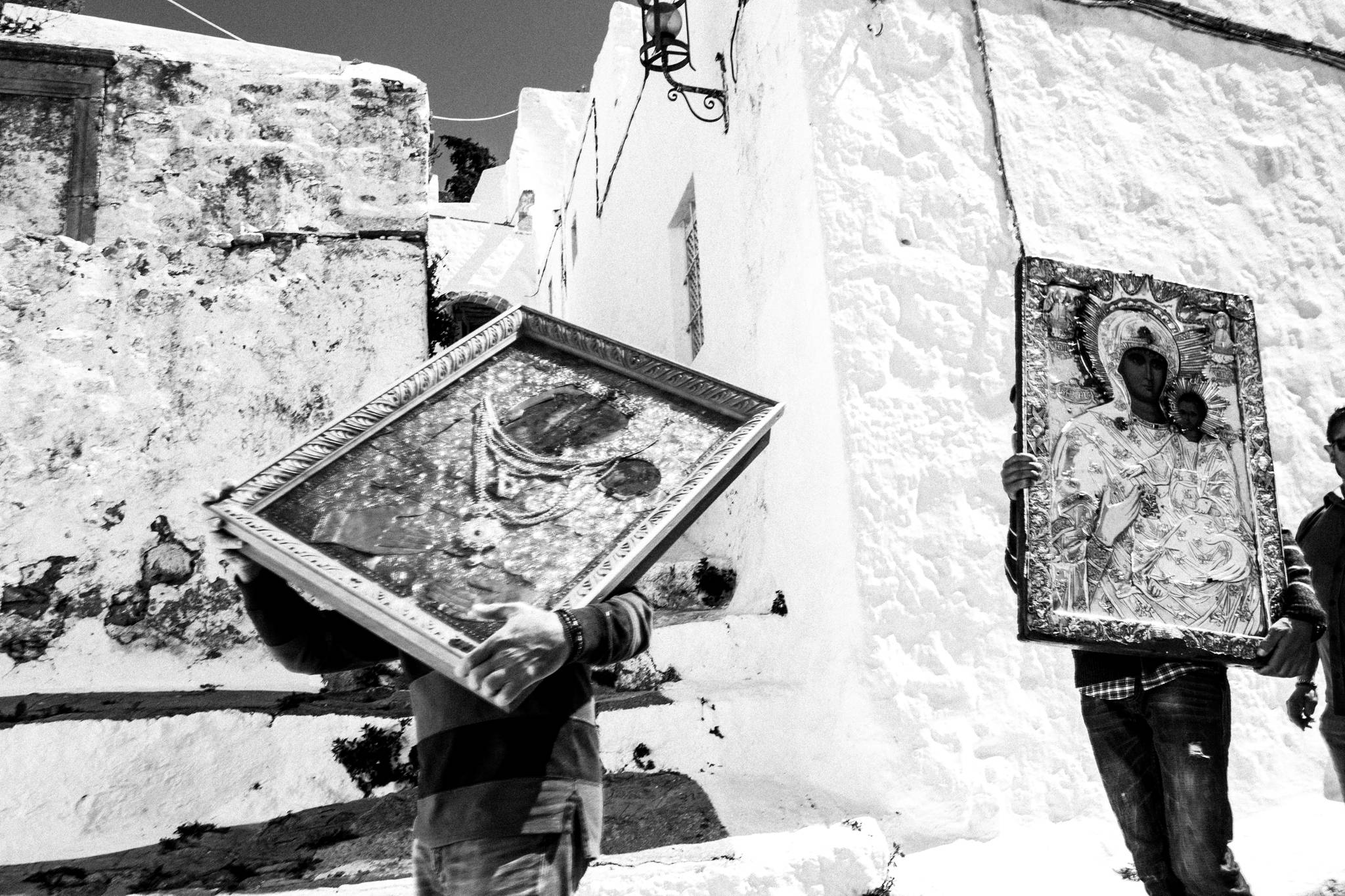 Litany of the Icons in Patmos island, by photographer George Tatakis