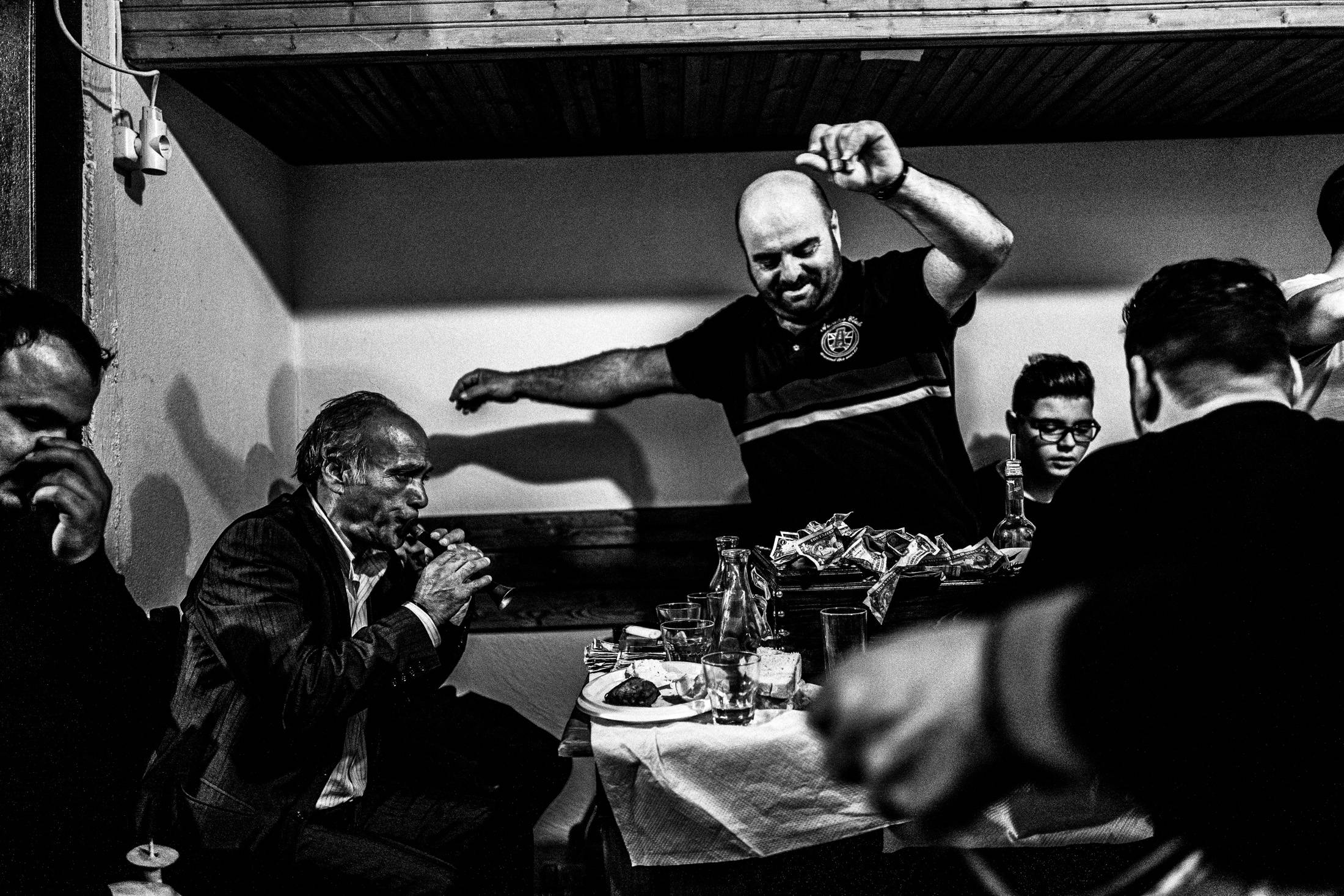 St. Simeon Festivals in Missolonghi, Greece. Black and White Photography by George Tatakis.