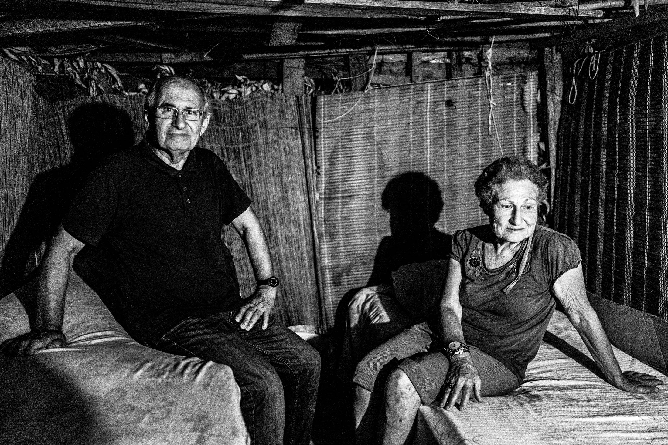The couple I met during the celebration of Panagia Charakiani, Rethymnon, Crete, by photographer George Tatakis