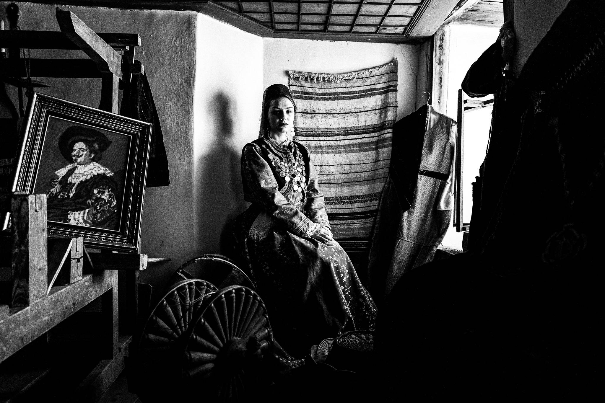 Traditional costume, Pagan Christmas customs of Northern Greece, by photographer George Tatakis