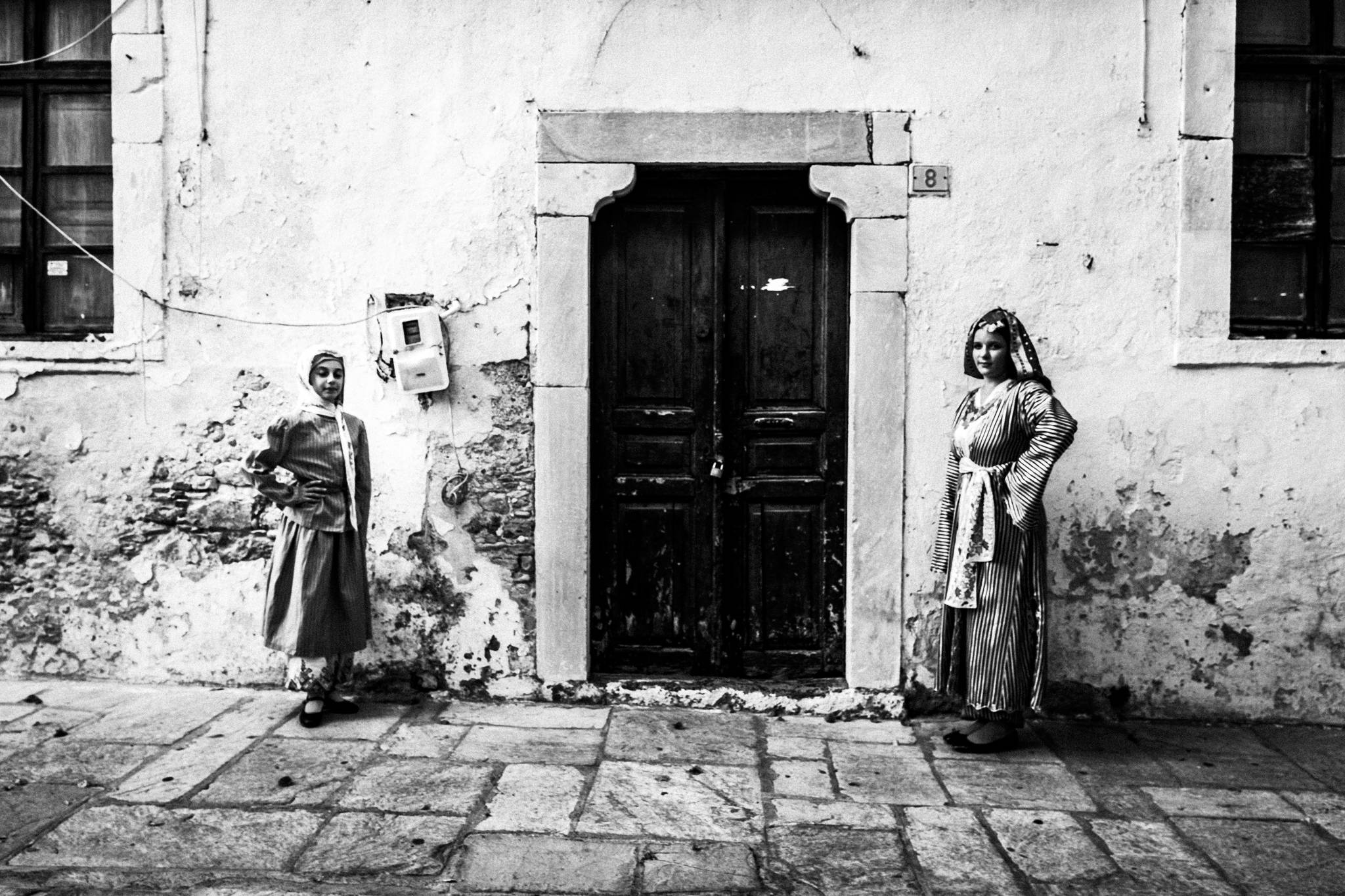 Traditional costumes in Kos by photographer George Tatakis