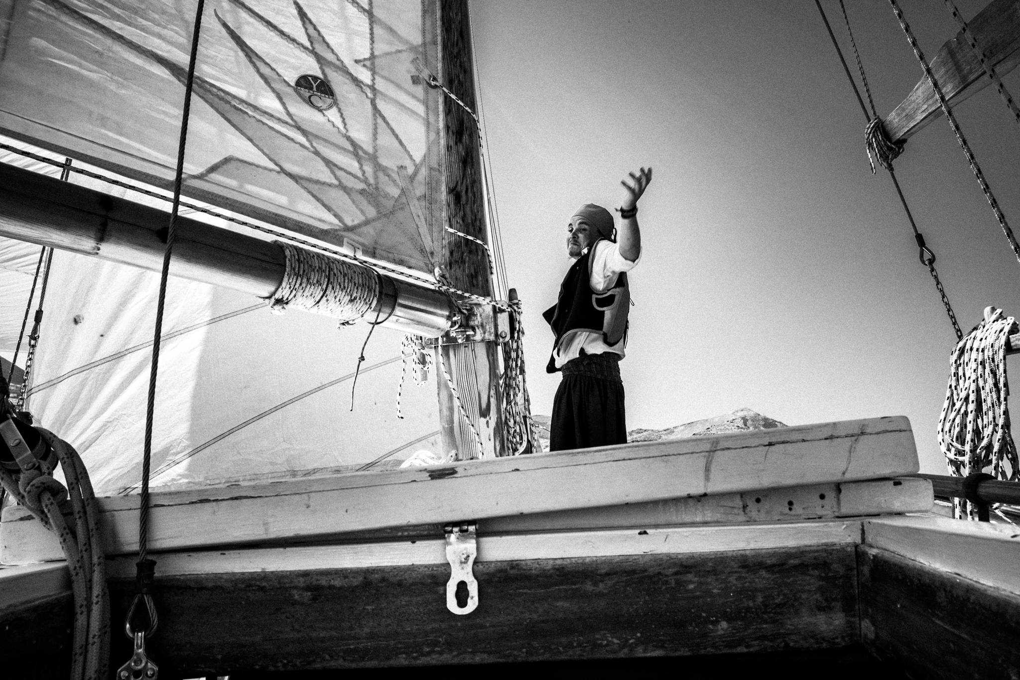 On board Aghios Georgios, by photographer George Tatakis