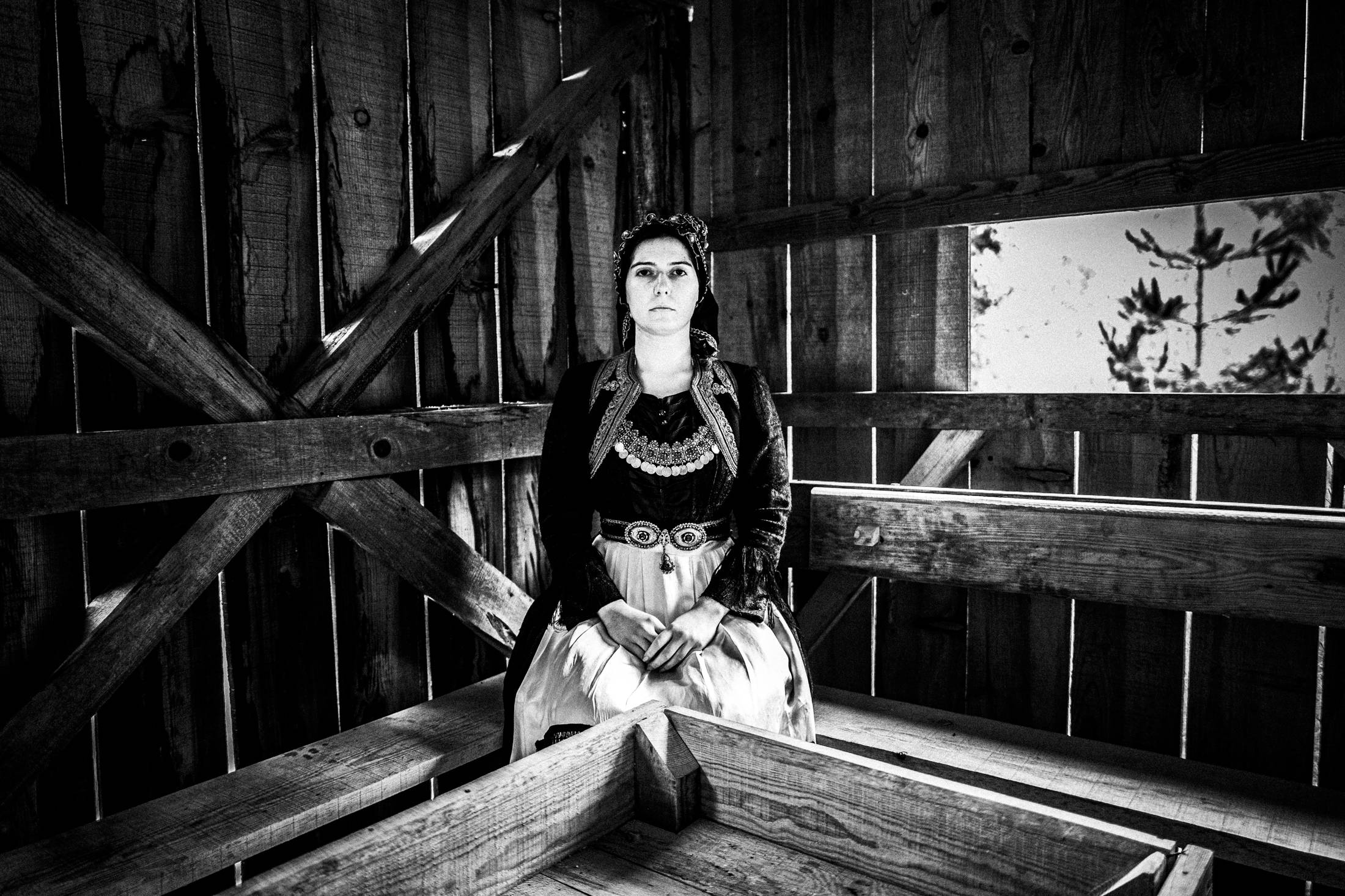 Vovousa, Eastern Zagori, Epirus, Greece. The local costumes. Photography by George Tatakis.