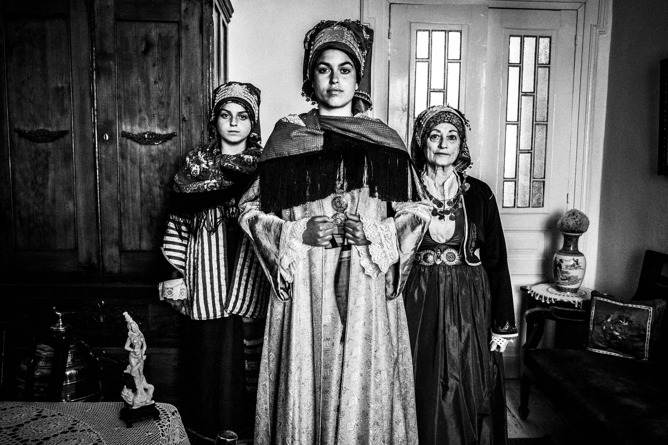 Inside a local traditional house at Symi island, by photographer George Tatakis