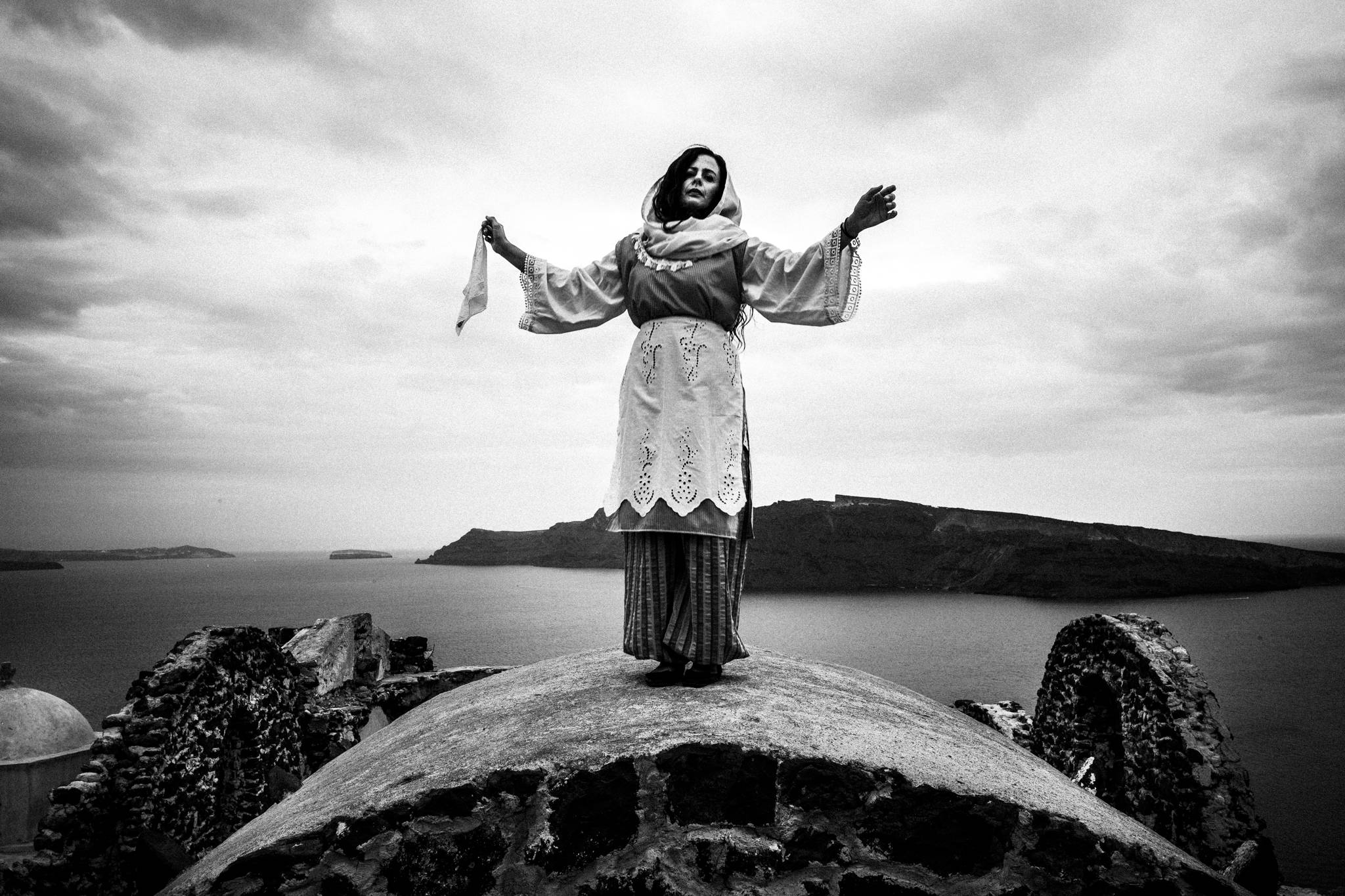 Saint Averky on Santorini island by George Tatakis
