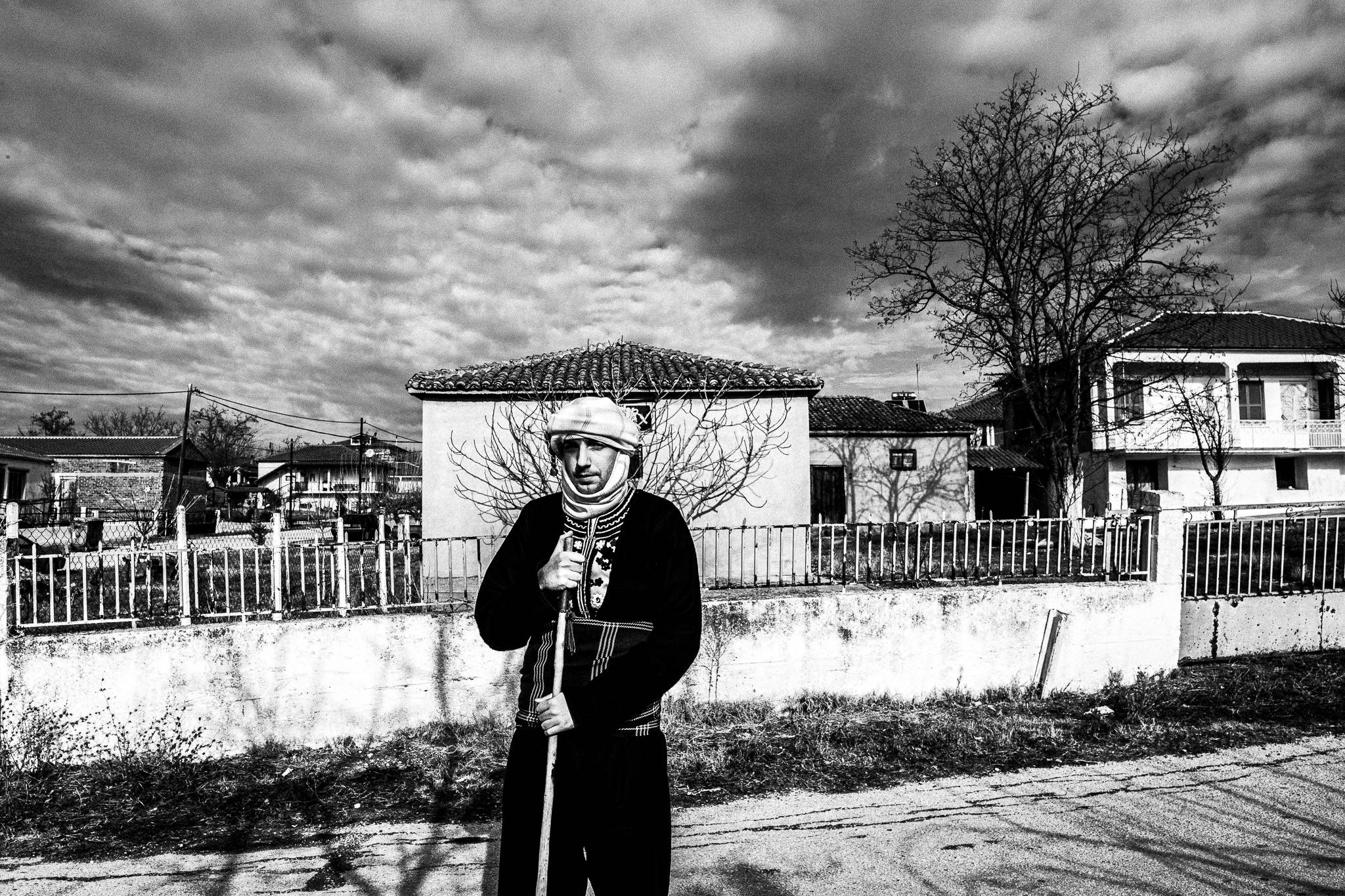 Ready for the custom, Pagan Christmas customs of Northern Greece, by photographer George Tatakis