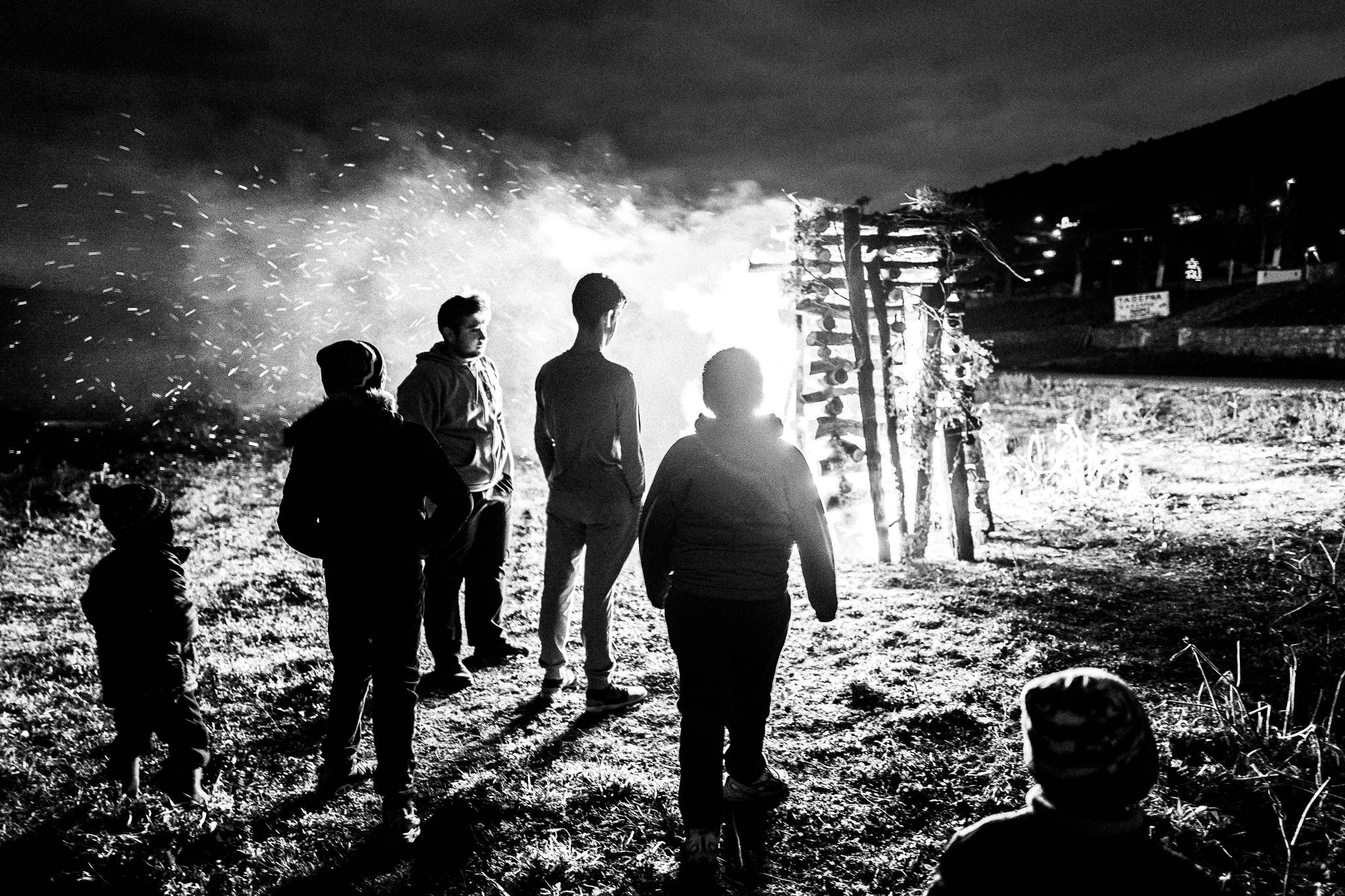 Around the bonfire, Pagan Christmas customs of Northern Greece, by photographer George Tatakis