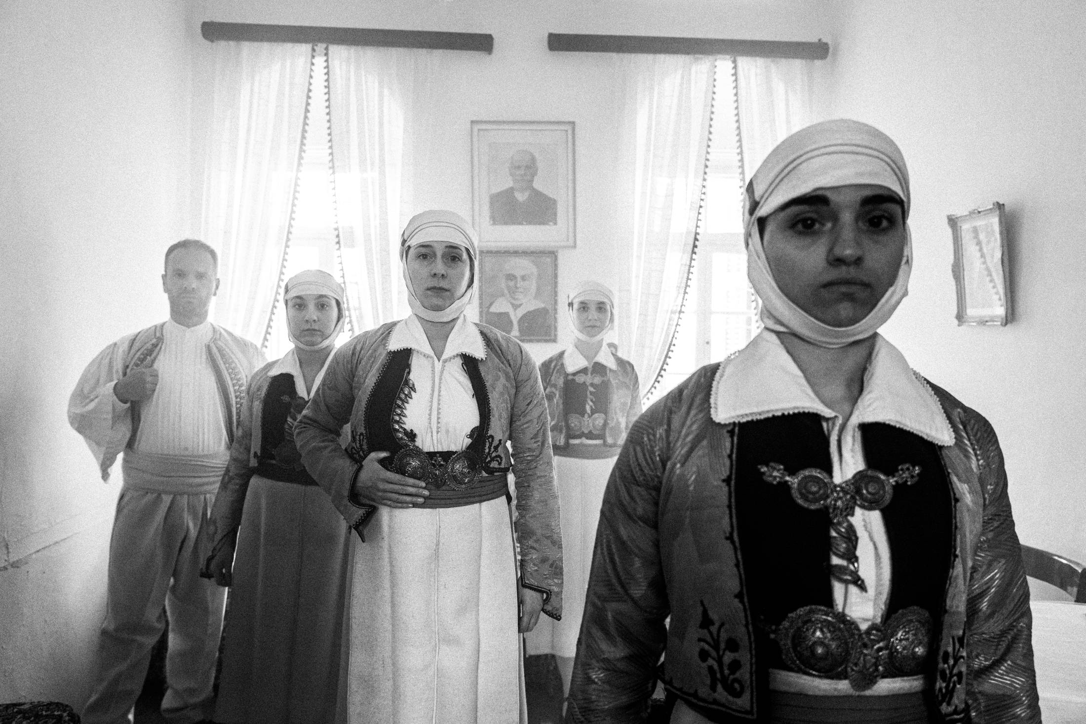 Paleopyrgos, Pogoni, Epirus, Greece. The local clothes. Photography by George Tatakis.