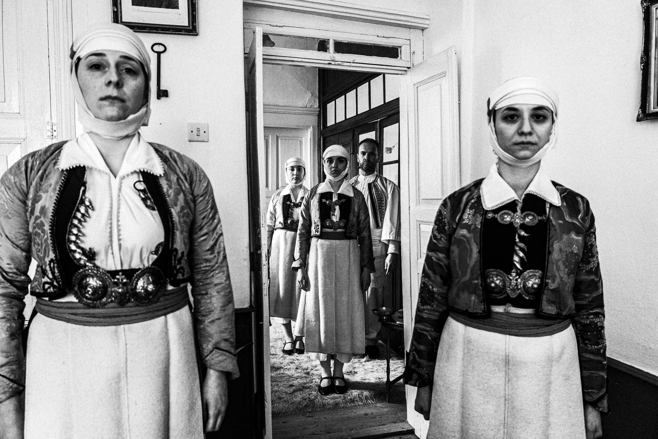 Paleopyrgos, Pogoni, Epirus, Greece. The local clothes. Photography by George Tatakis.
