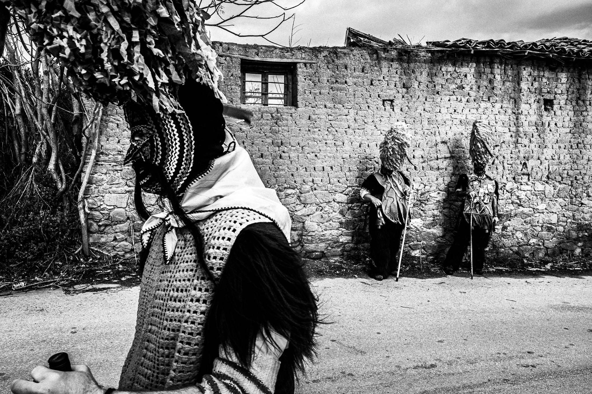 Arapides of Profitis village, Pagan Christmas customs of Northern Greece, by photographer George Tatakis