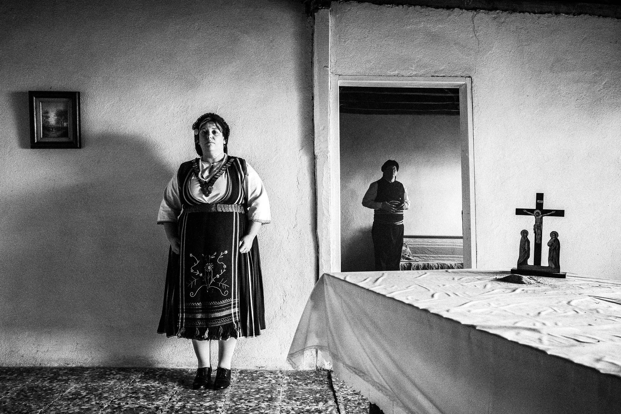 E. Romylia costume in Mani, Evros, Thrace, Greece, by photographer George Tatakis