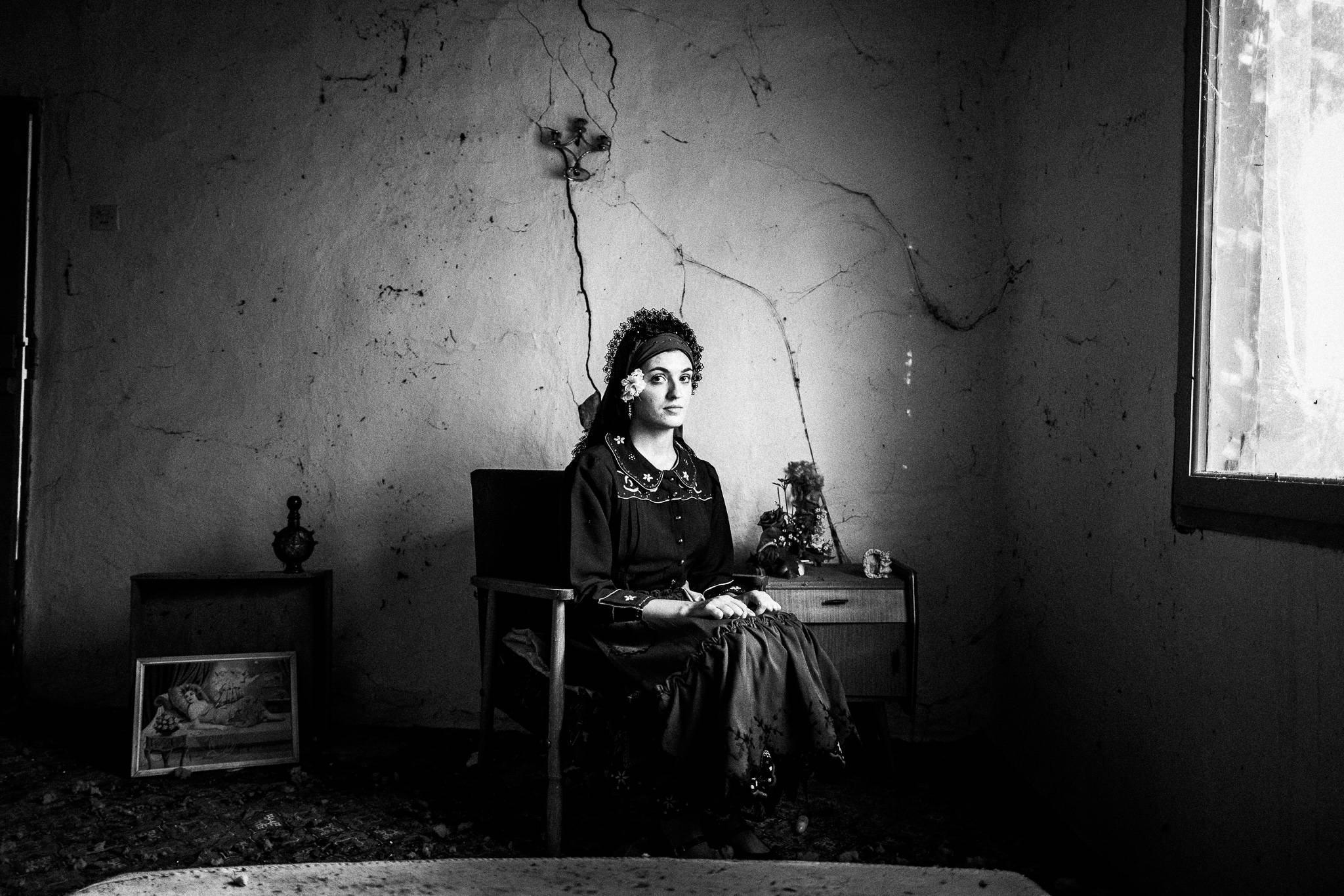 Inside a traditional house of Enoe, Orestiada, Evros, Thrace, Greece, by photographer George Tatakis