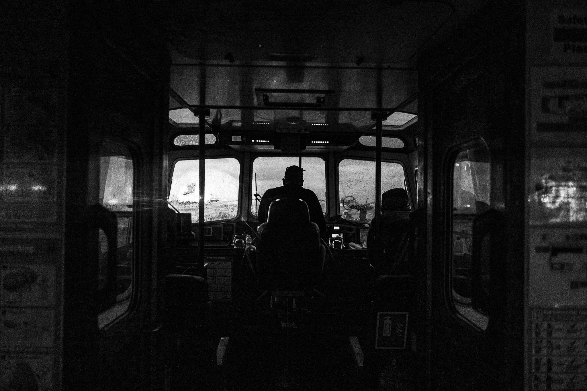 In the boat, by photographer George Tatakis